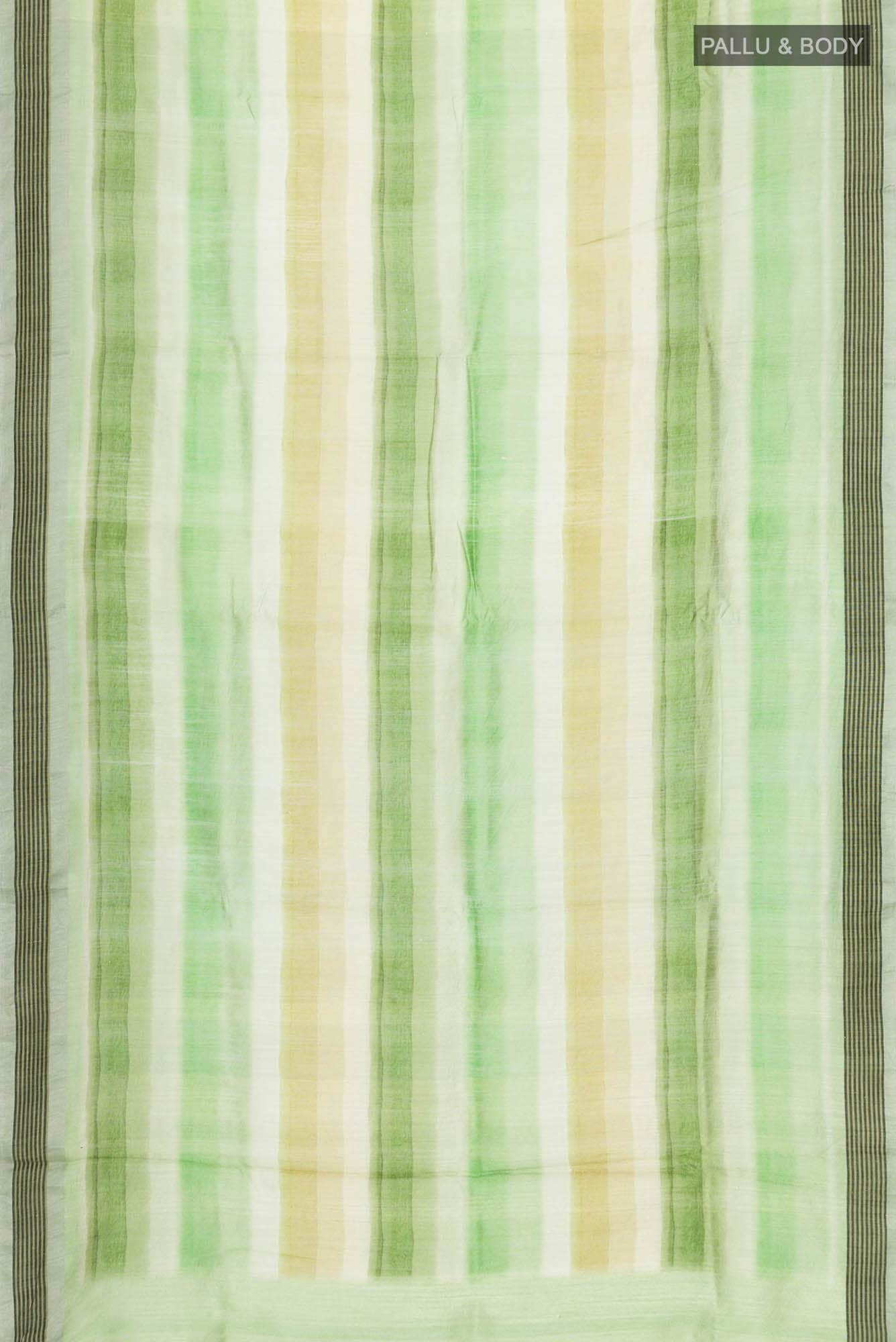 Green Bhagalpuri Tussar Silk Saree
