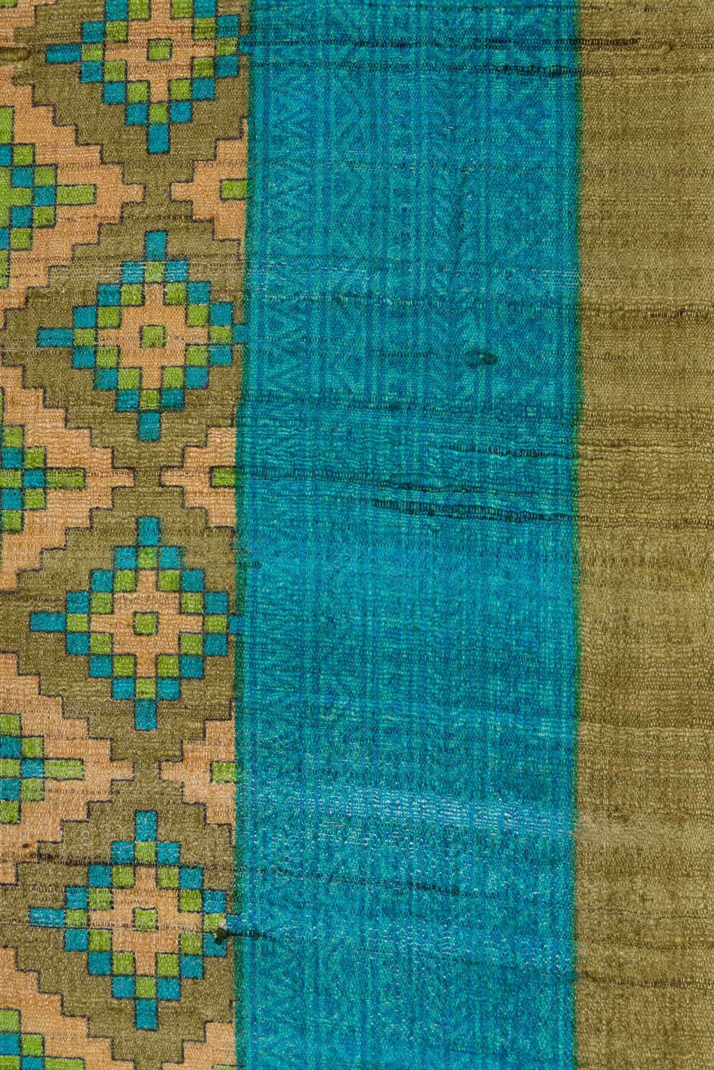 Green Jute Silk Saree
