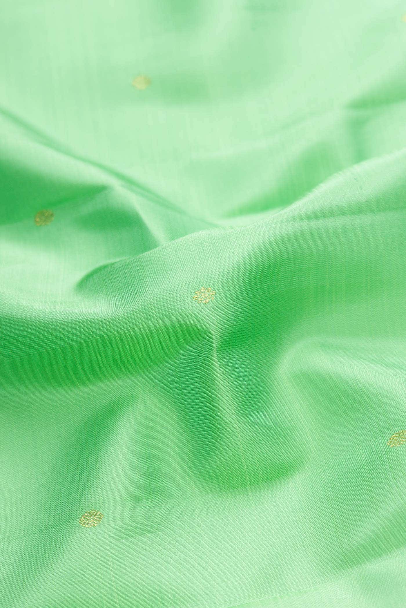 Green Dual Tone Kanchipuram Silk Saree