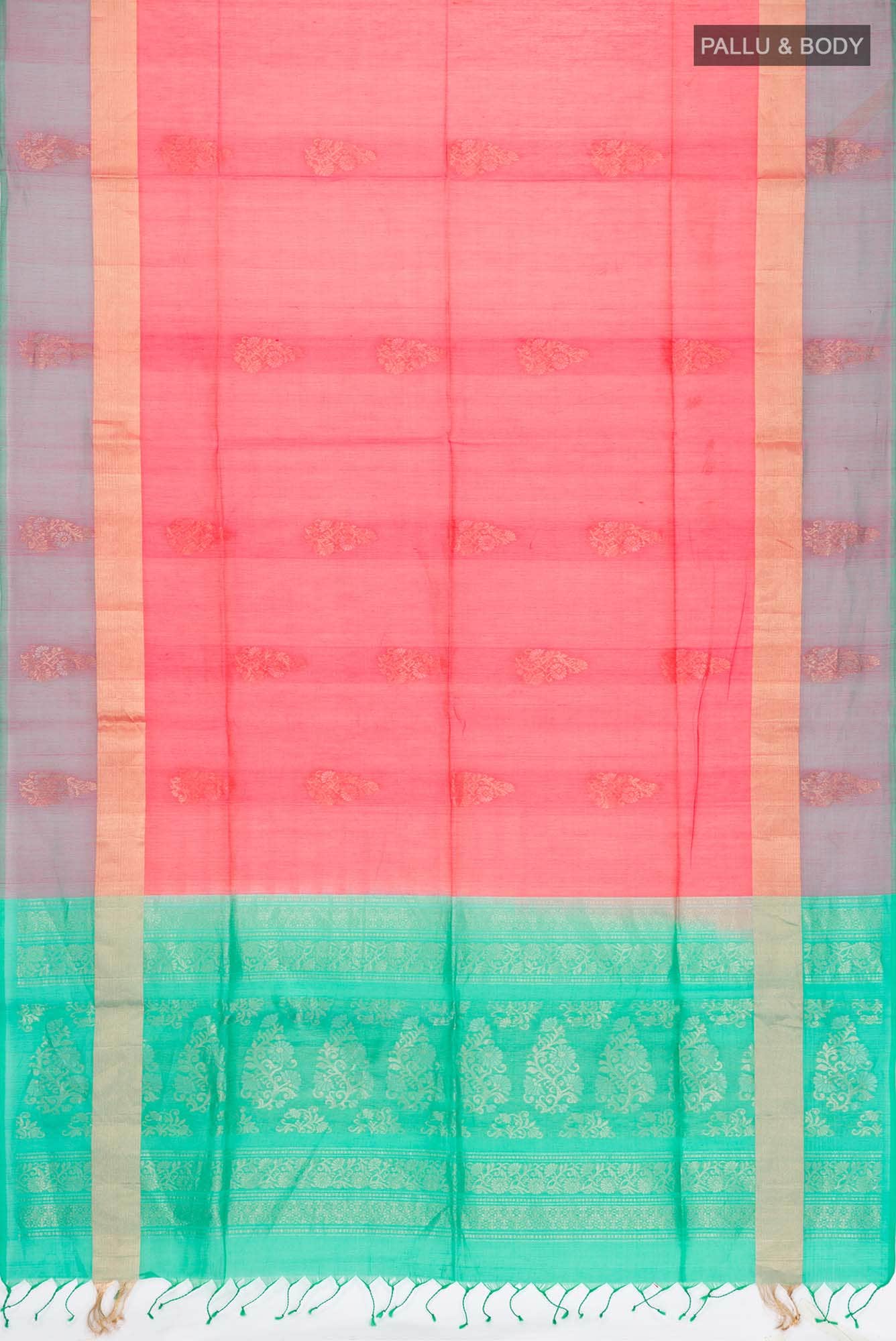 Pink Silk Cotton Saree