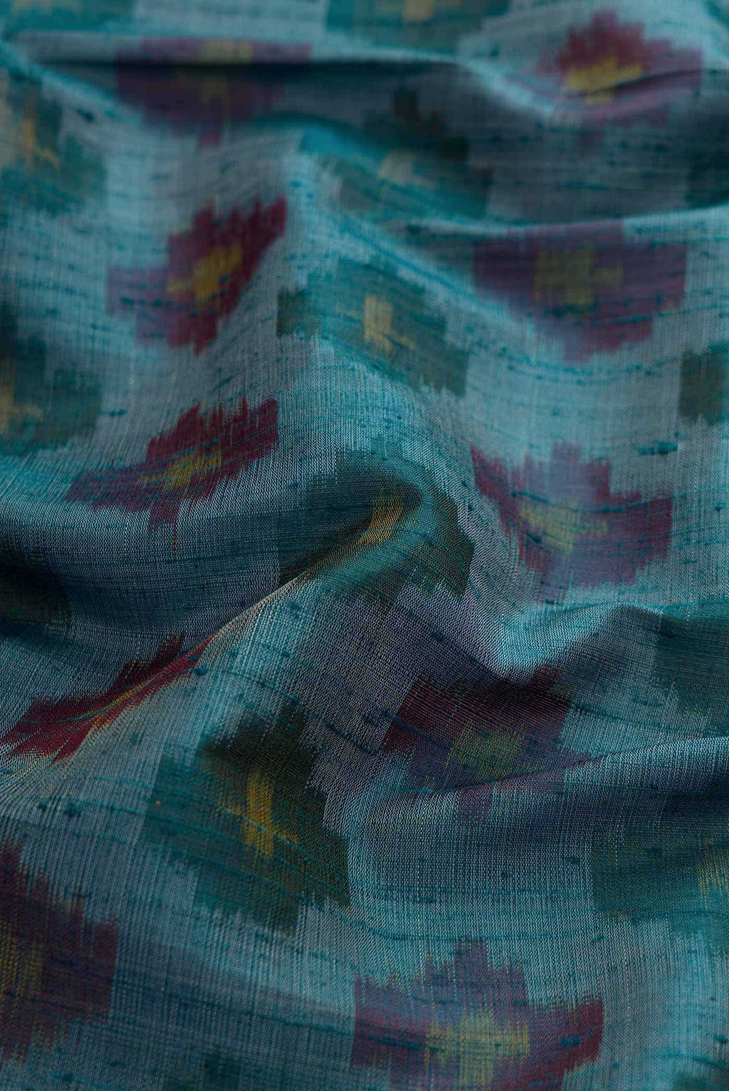 Grey Dual Tone Raw Silk Saree