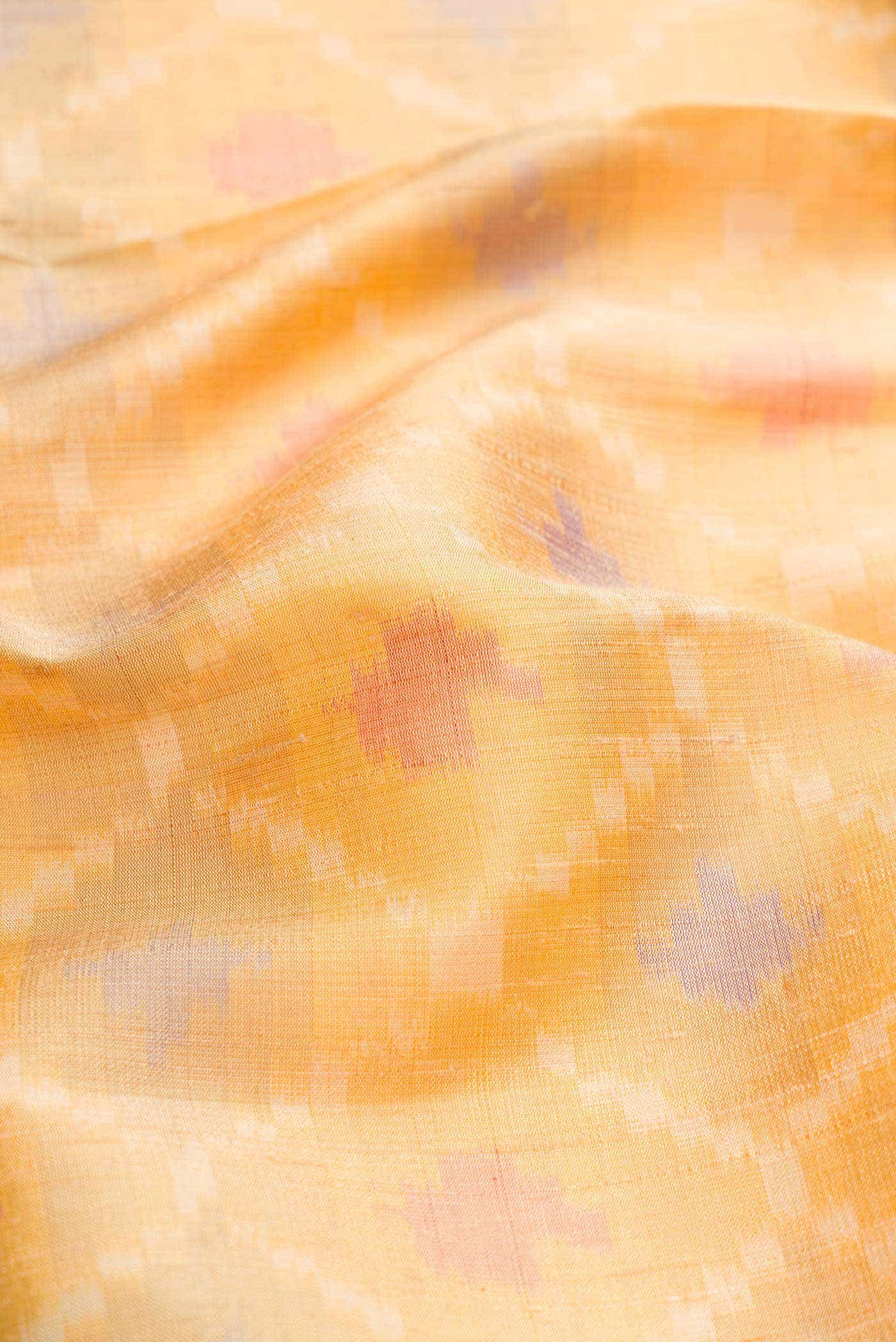 Sandal Dual Tone Raw Silk Saree