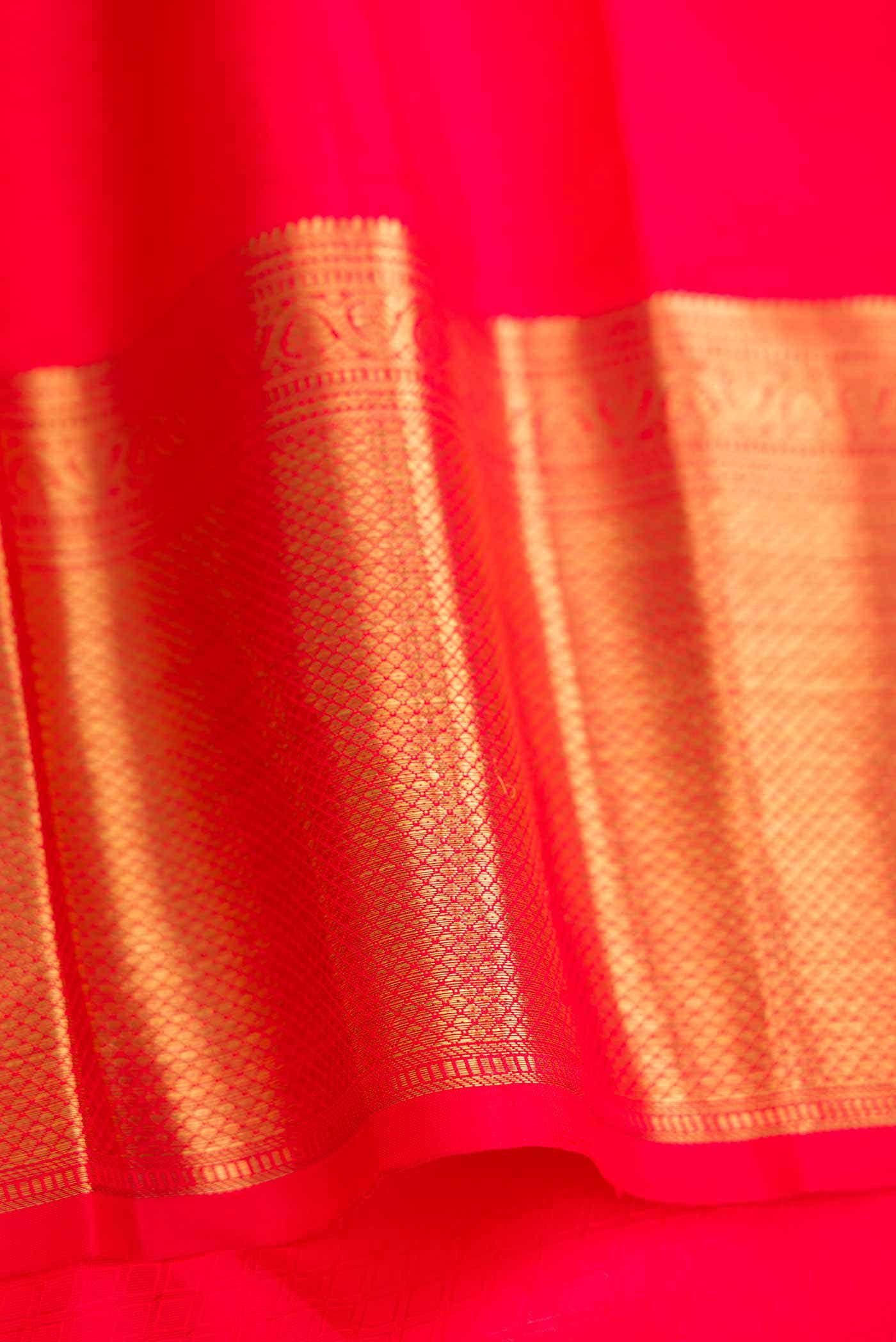 Maroon Dual Tone Kanchipuram Silk Saree
