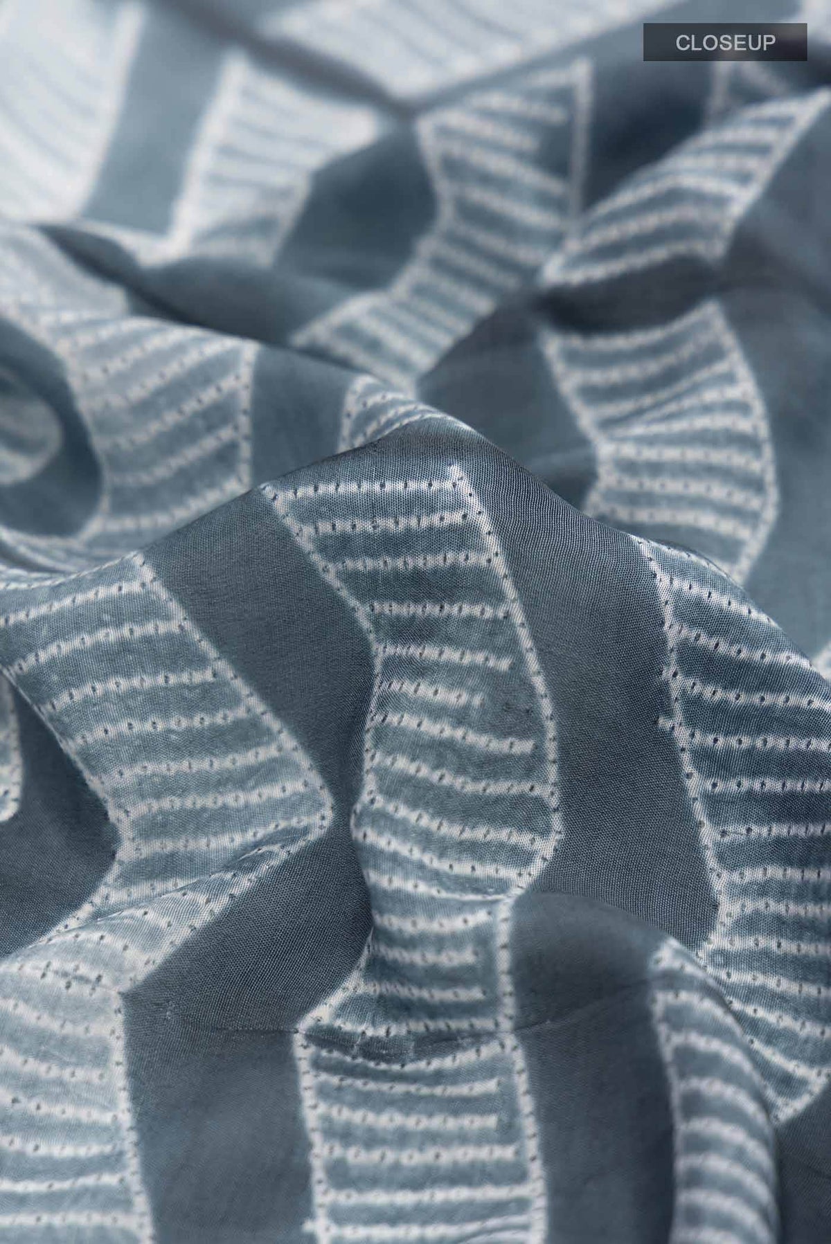 Grey Tussar Silk Saree
