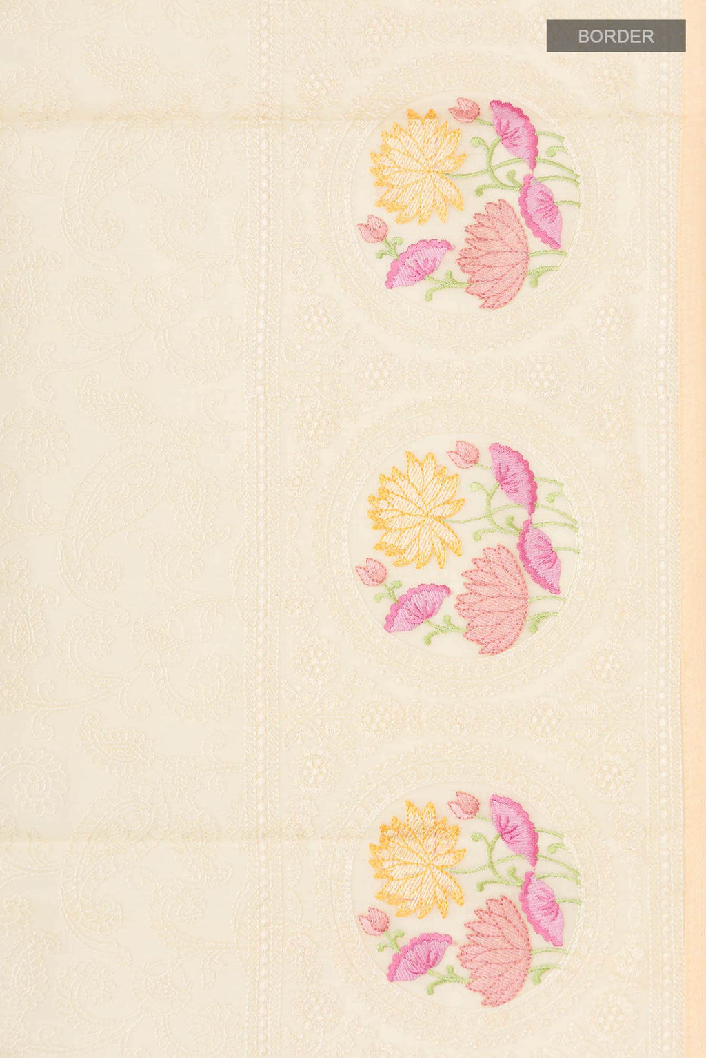 Sandal Organza Silk Saree
