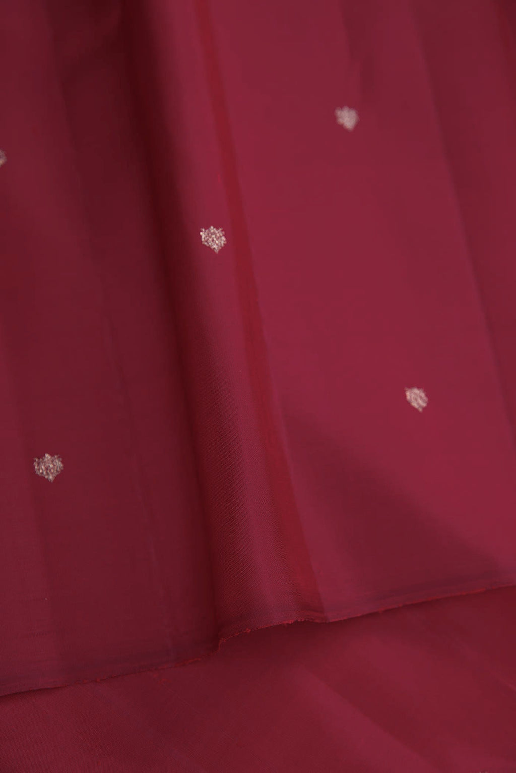 Maroon Dual Tone Kanchipuram Silk Saree