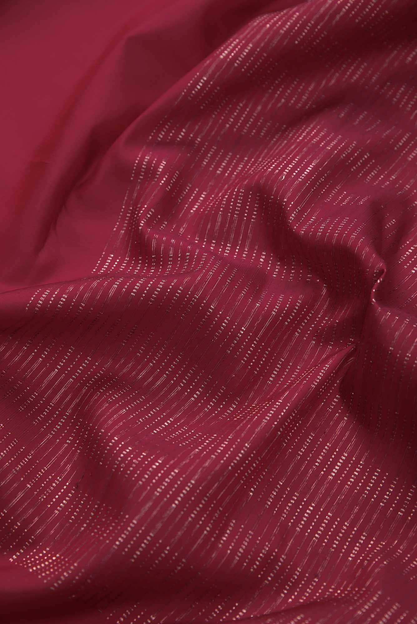 Maroon Dual Tone Kanchipuram Silk Saree