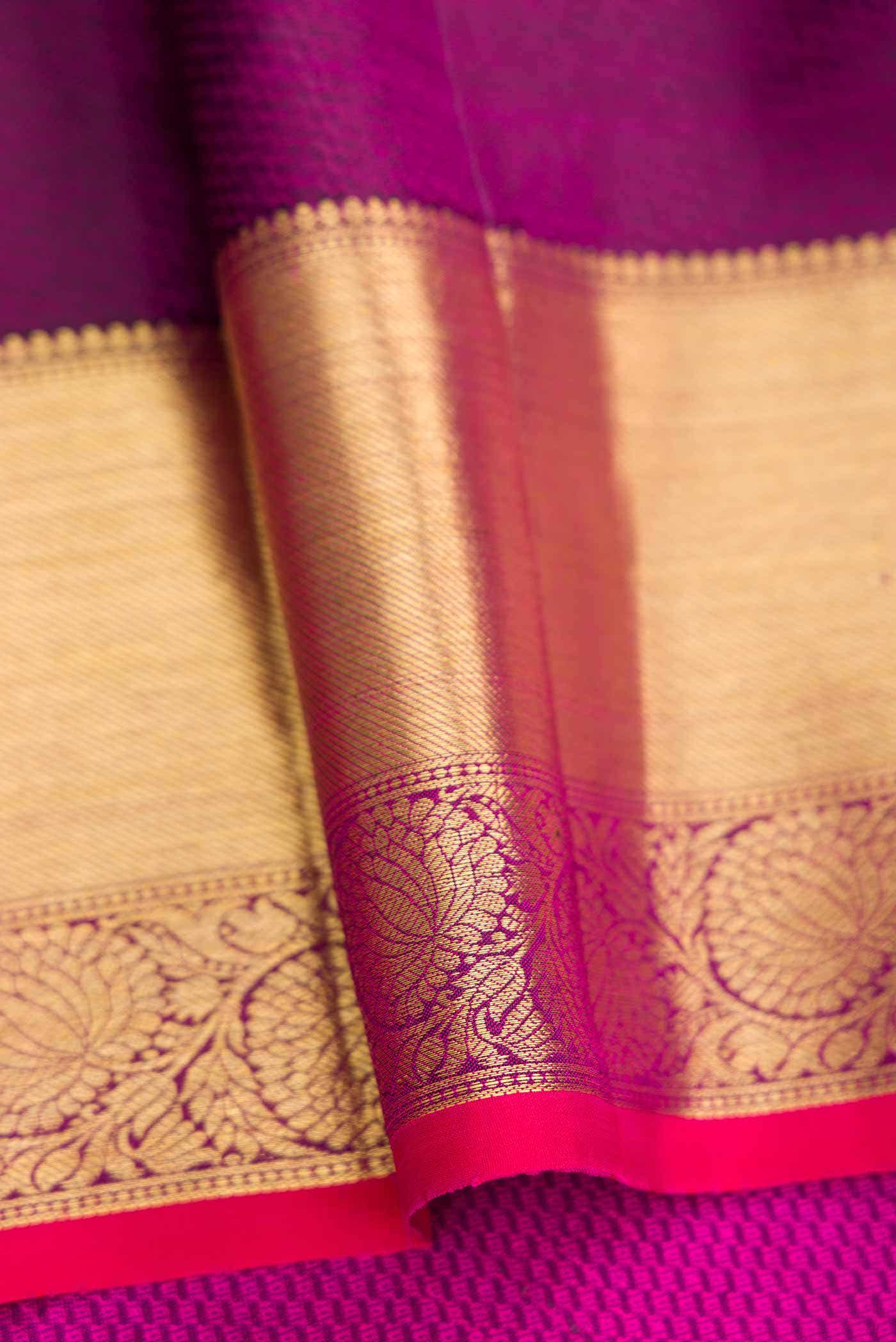 Sky Blue Dual Tone Kanchipuram Silk Saree