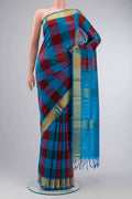Multi Color Silk Cotton Saree