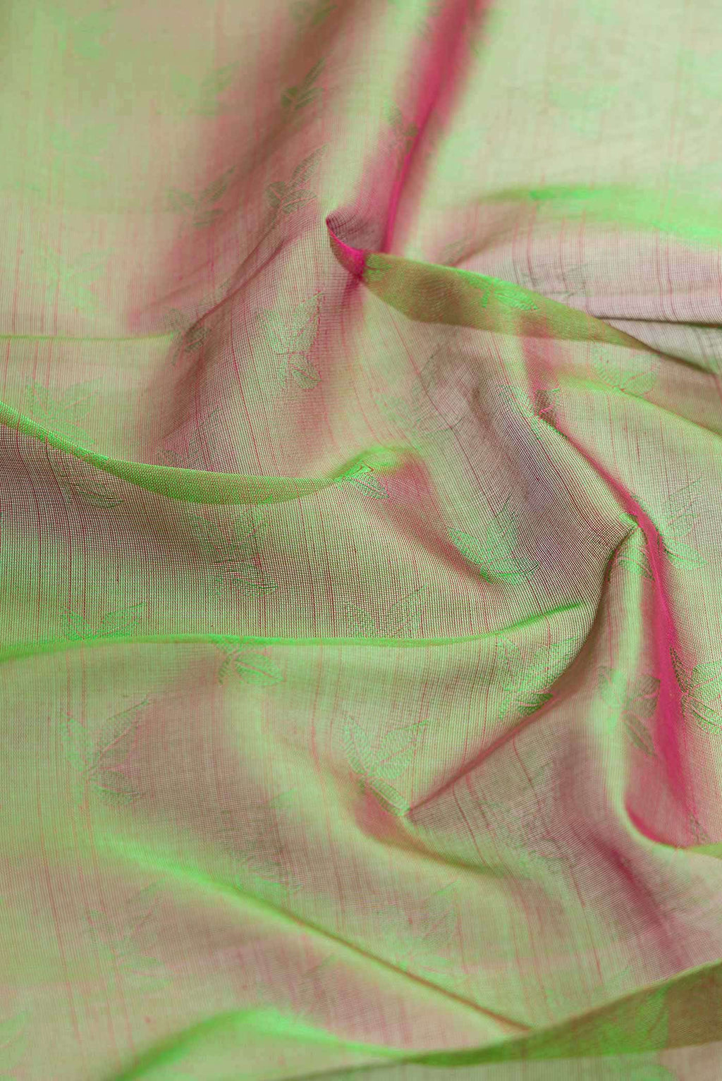 Green Dual Tone Silk Cotton Saree
