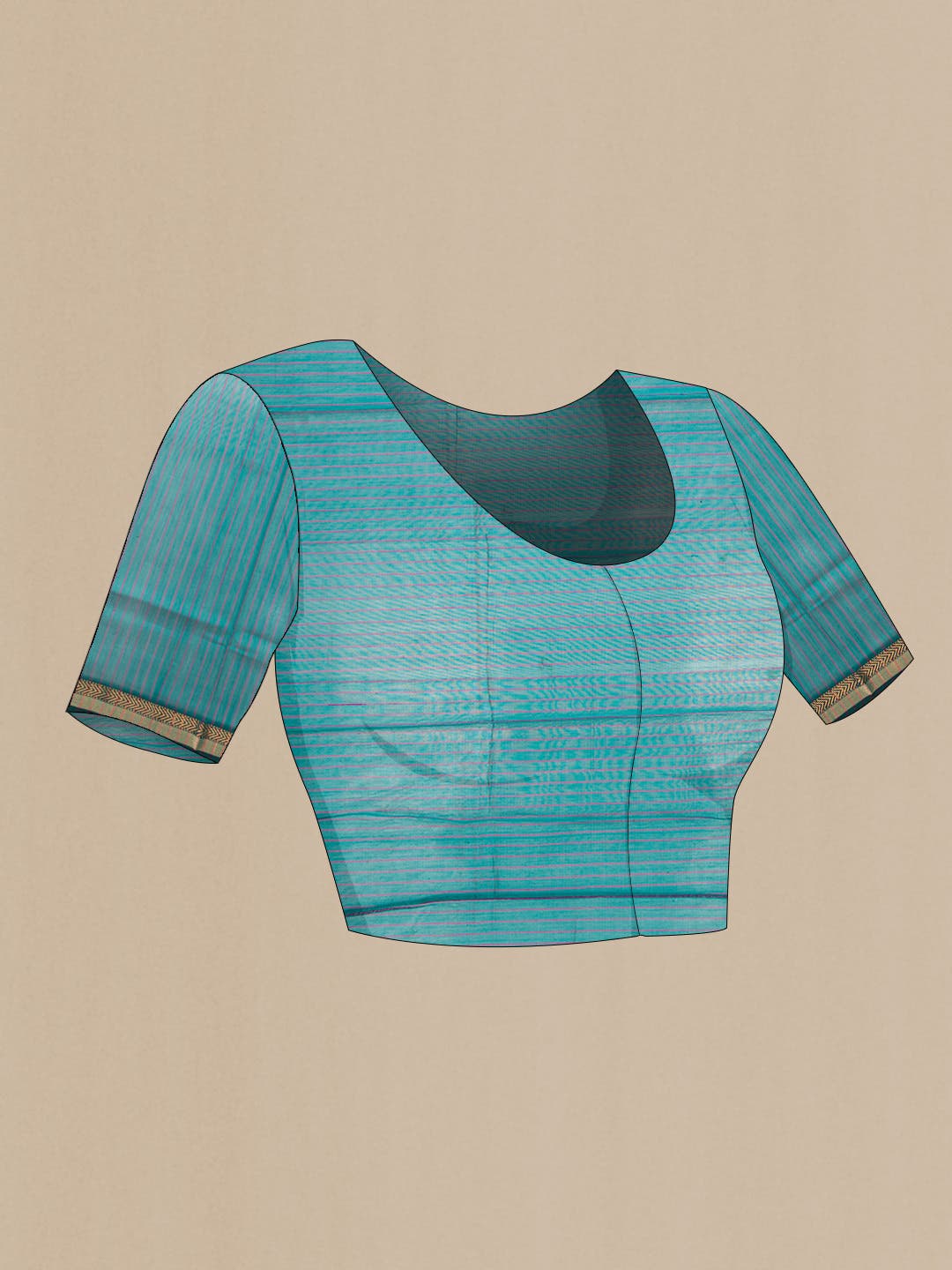 Multi Blended Chanderi Silk Saree