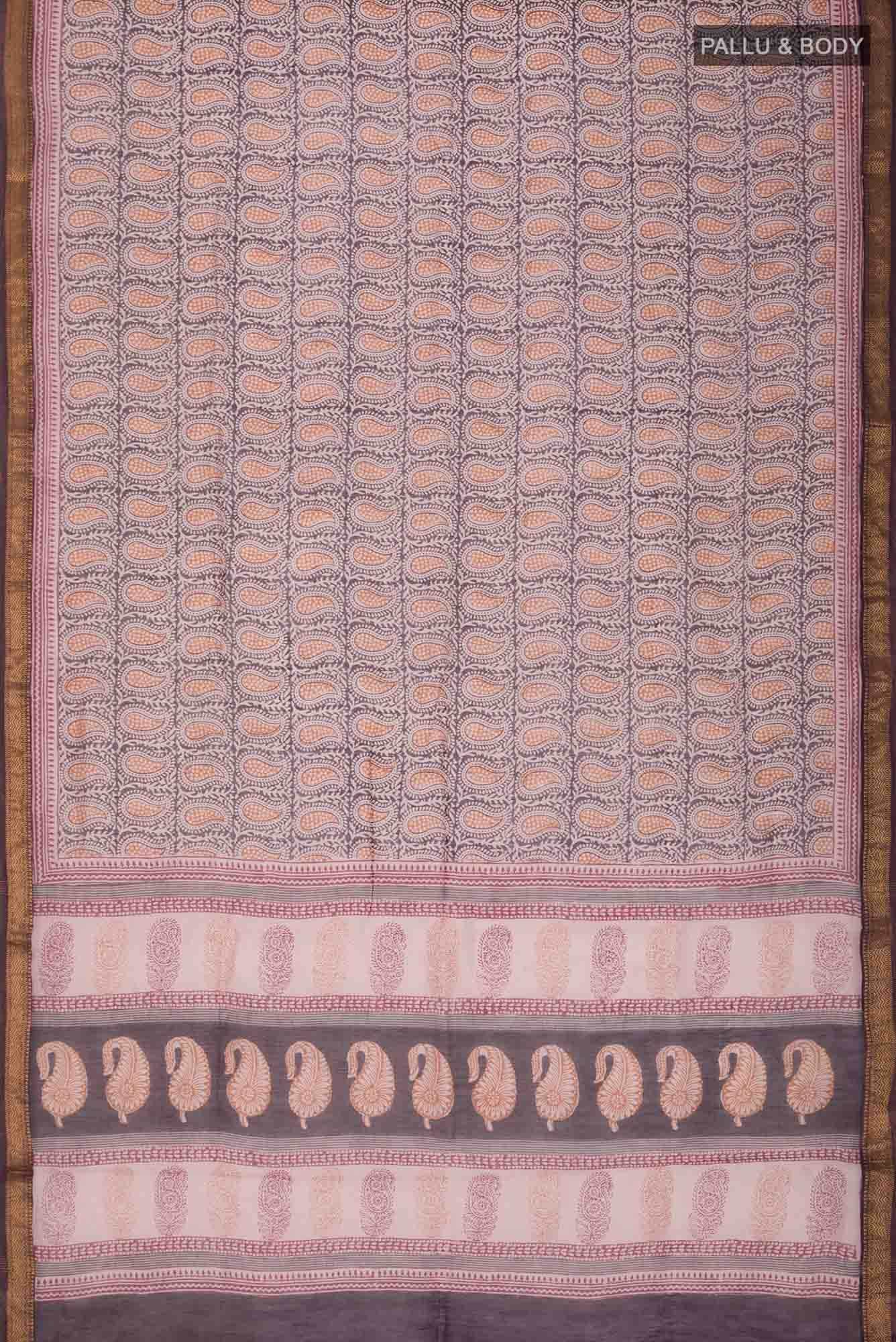 Multi Maheshwari Silk Cotton Saree