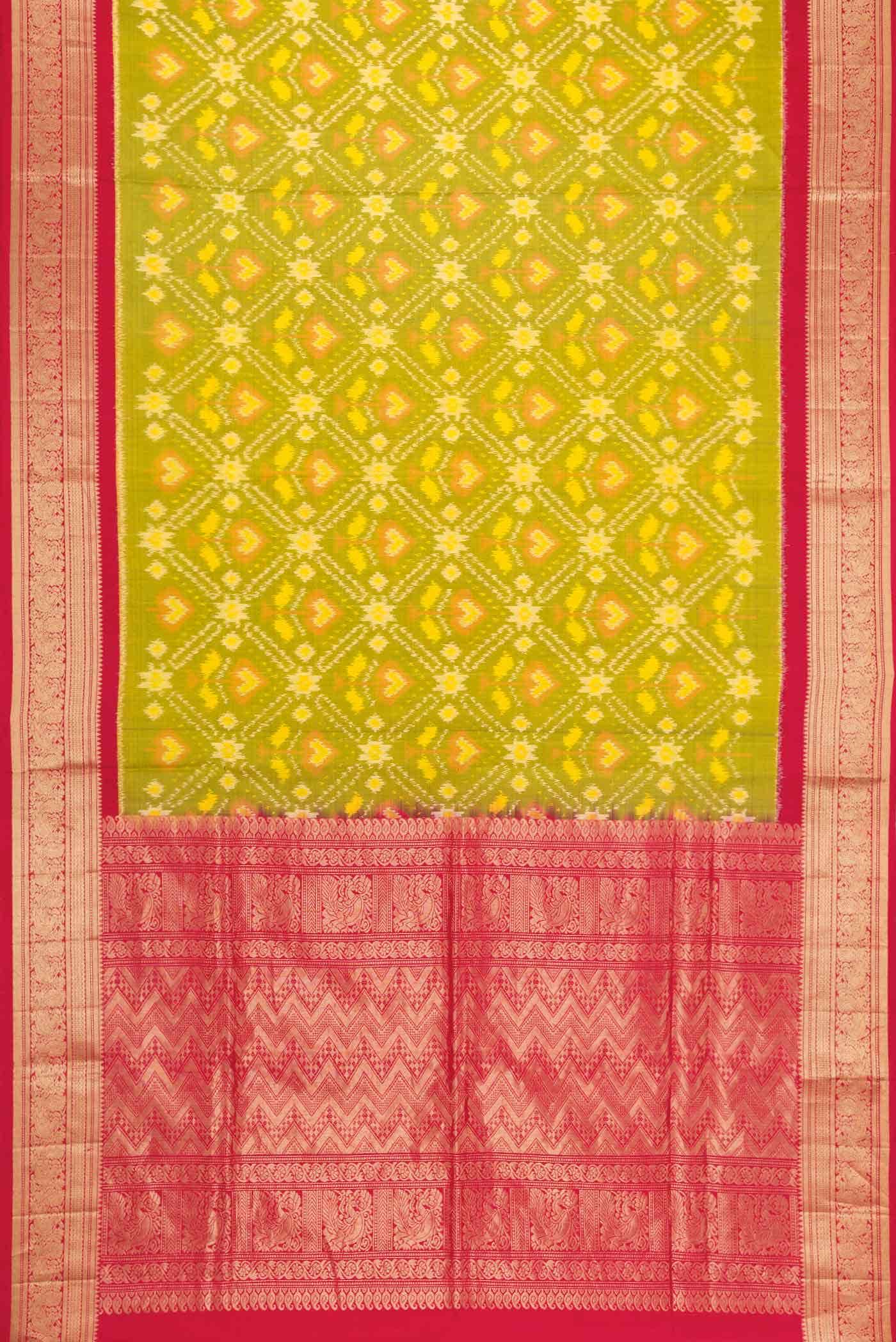 Mehandi Green Soft Silk Saree