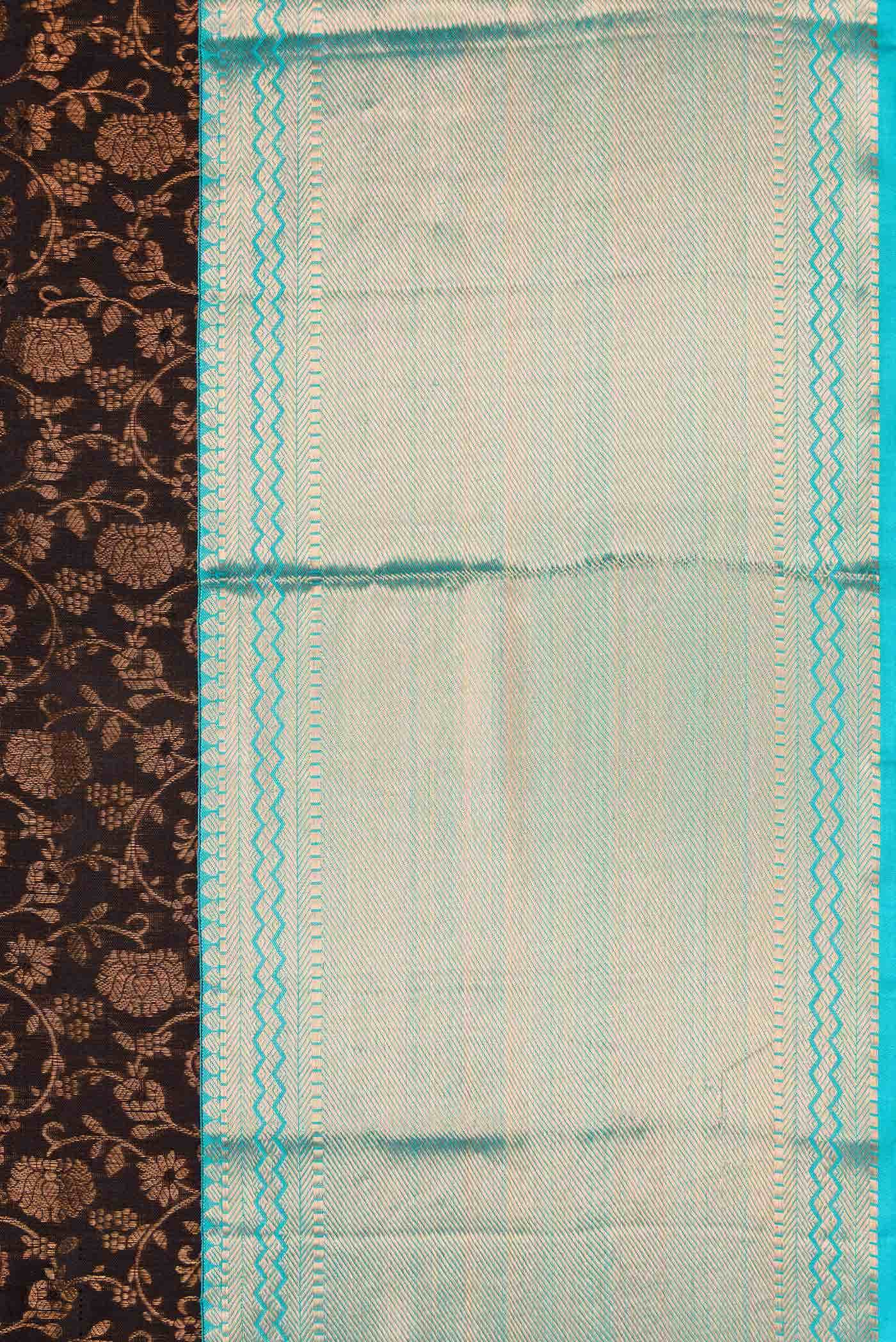 Coffee Brown Kanchipuram Silk Saree