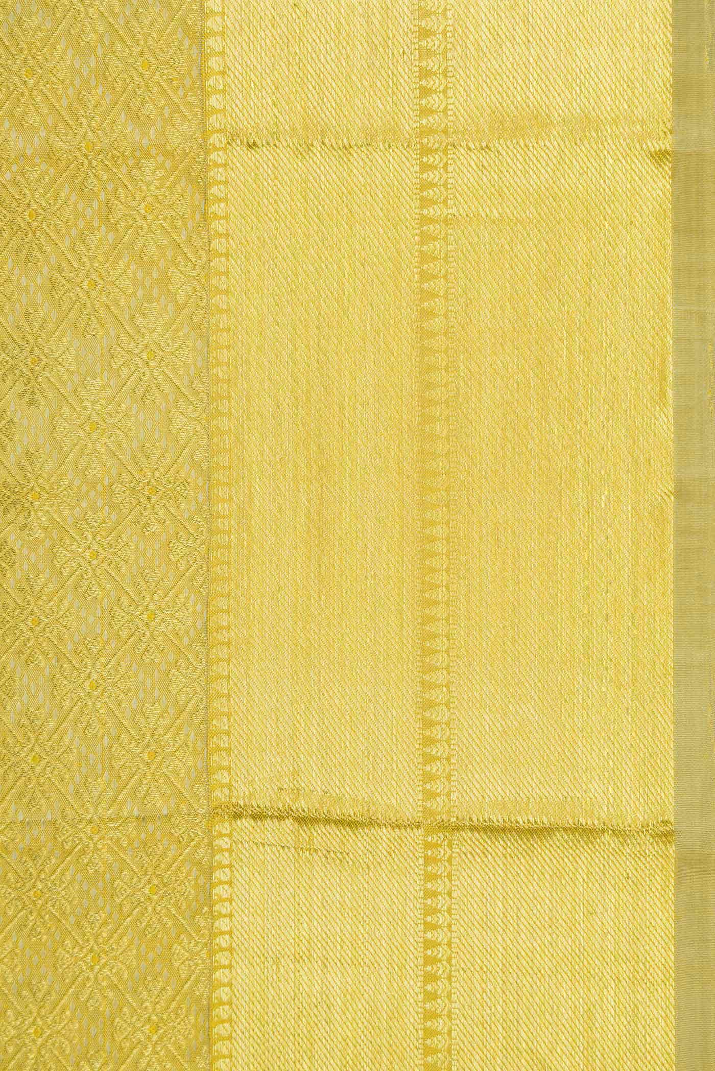 Gold Kanchipuram Silk Saree