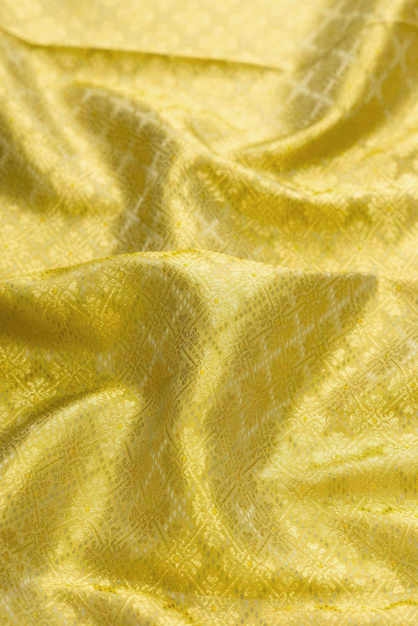 Gold Kanchipuram Silk Saree