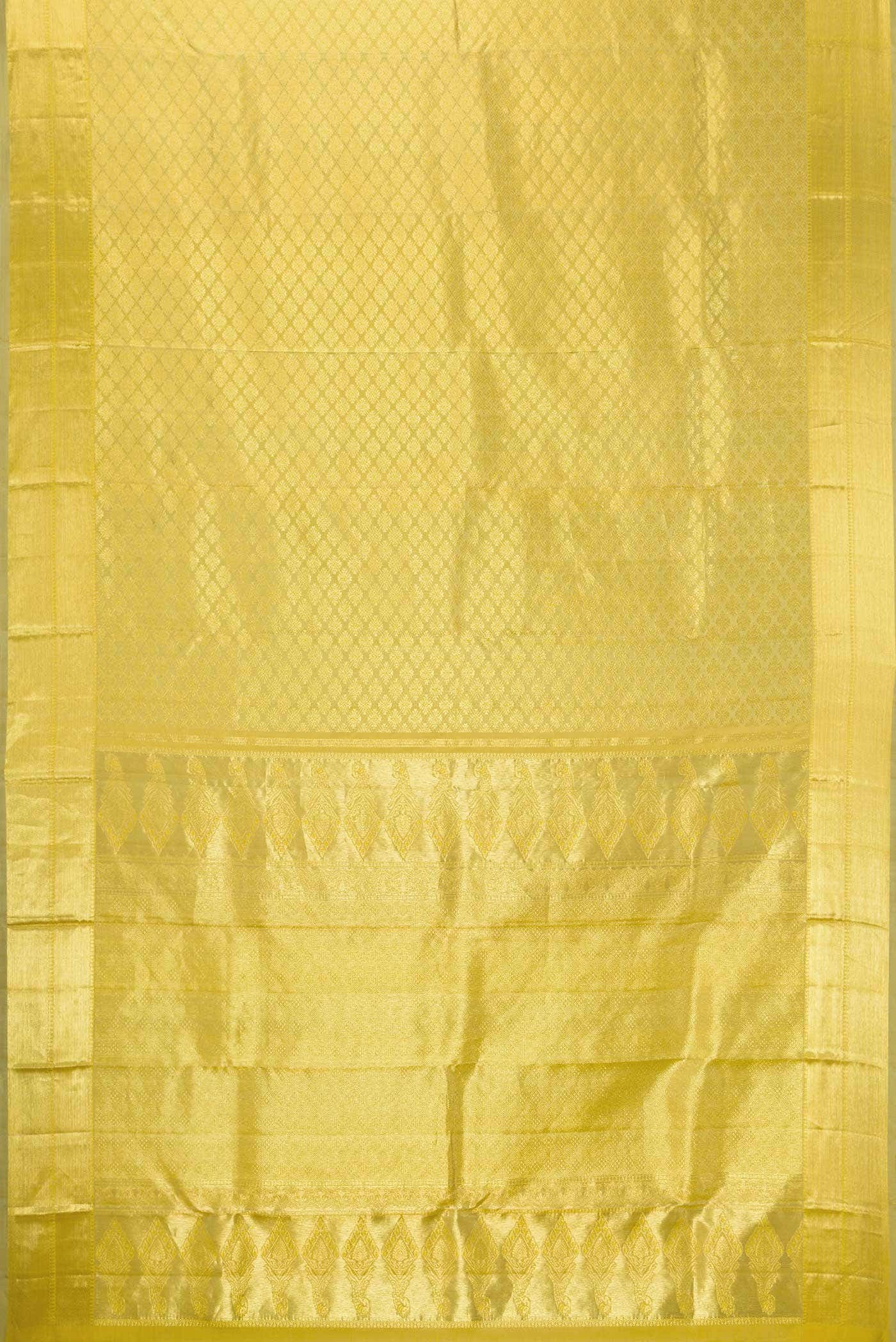 Gold Kanchipuram Silk Saree
