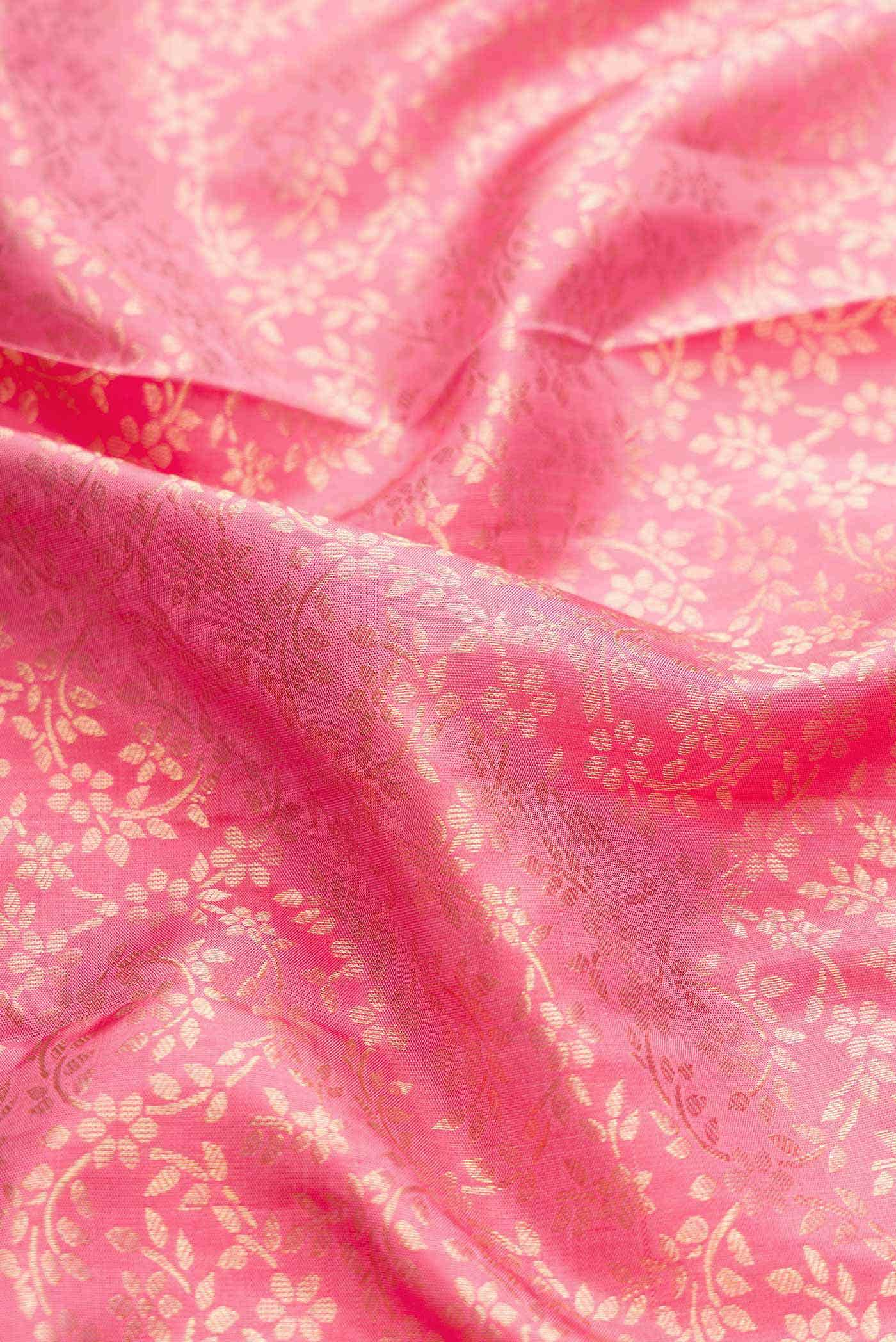 Pink Kanchipuram Silk Saree