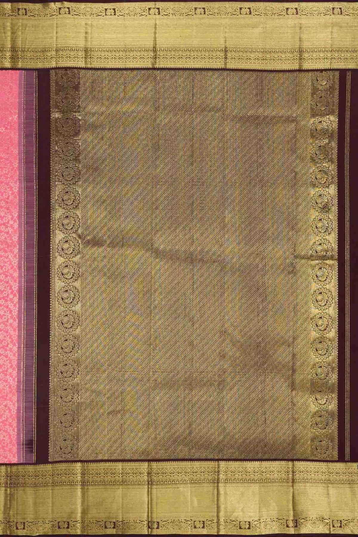 Pink Kanjivaram Silk Saree