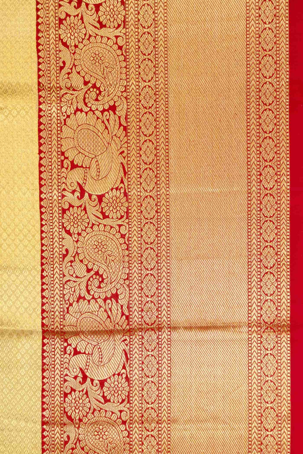 Gold Kanchipuram Tissue Silk Saree