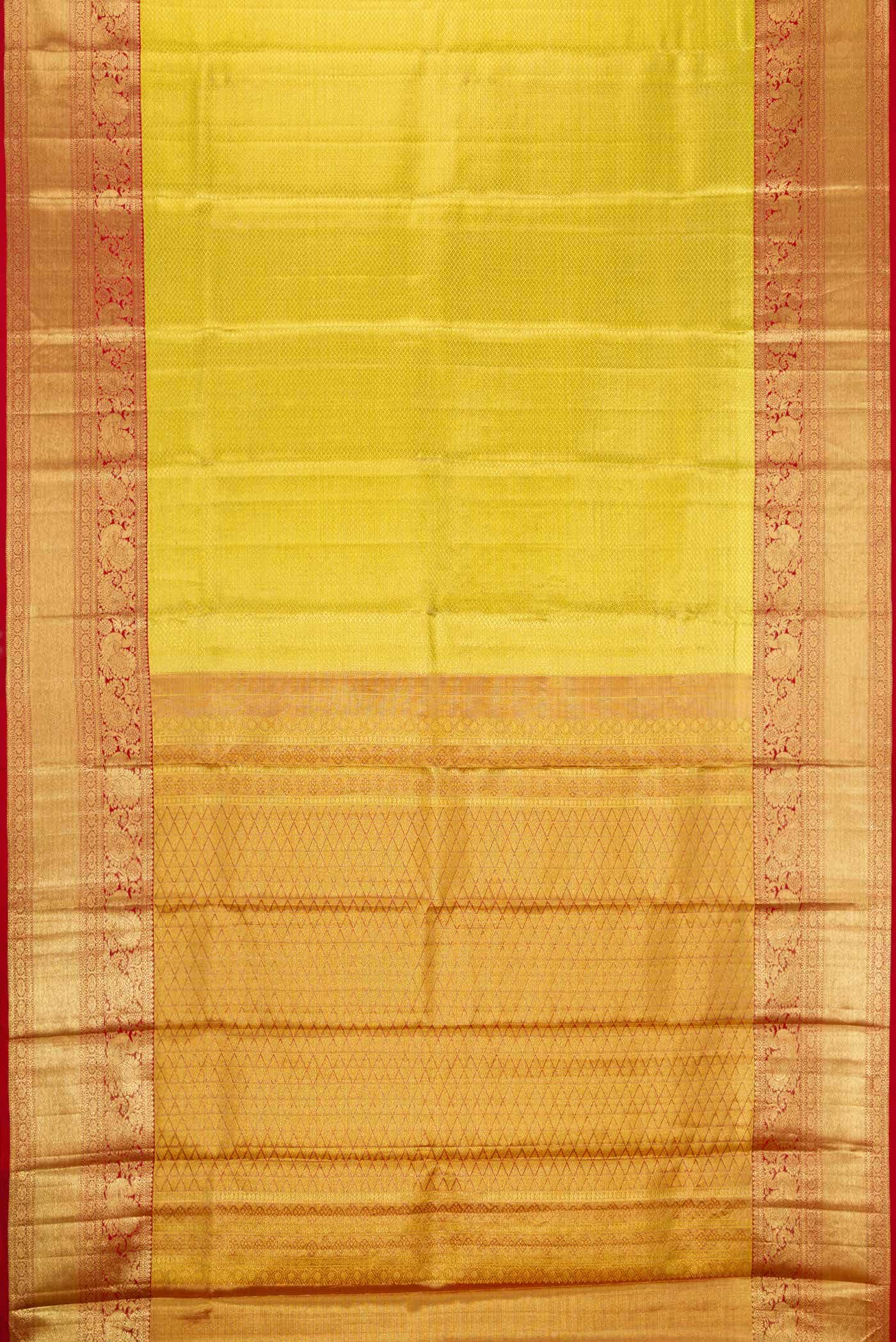 Gold Kanchipuram Tissue Silk Saree
