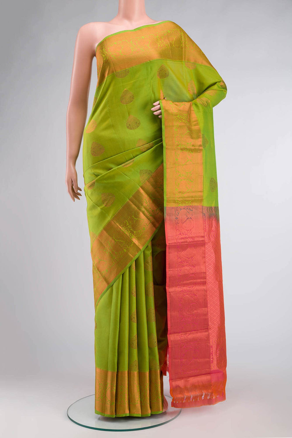 Green Kanchipuram Silk Saree