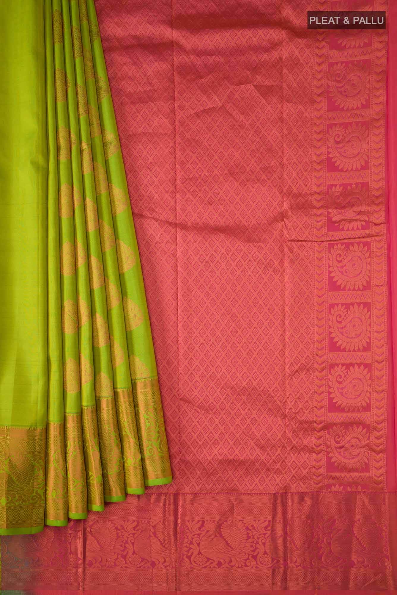 Green Kanchipuram Silk Saree
