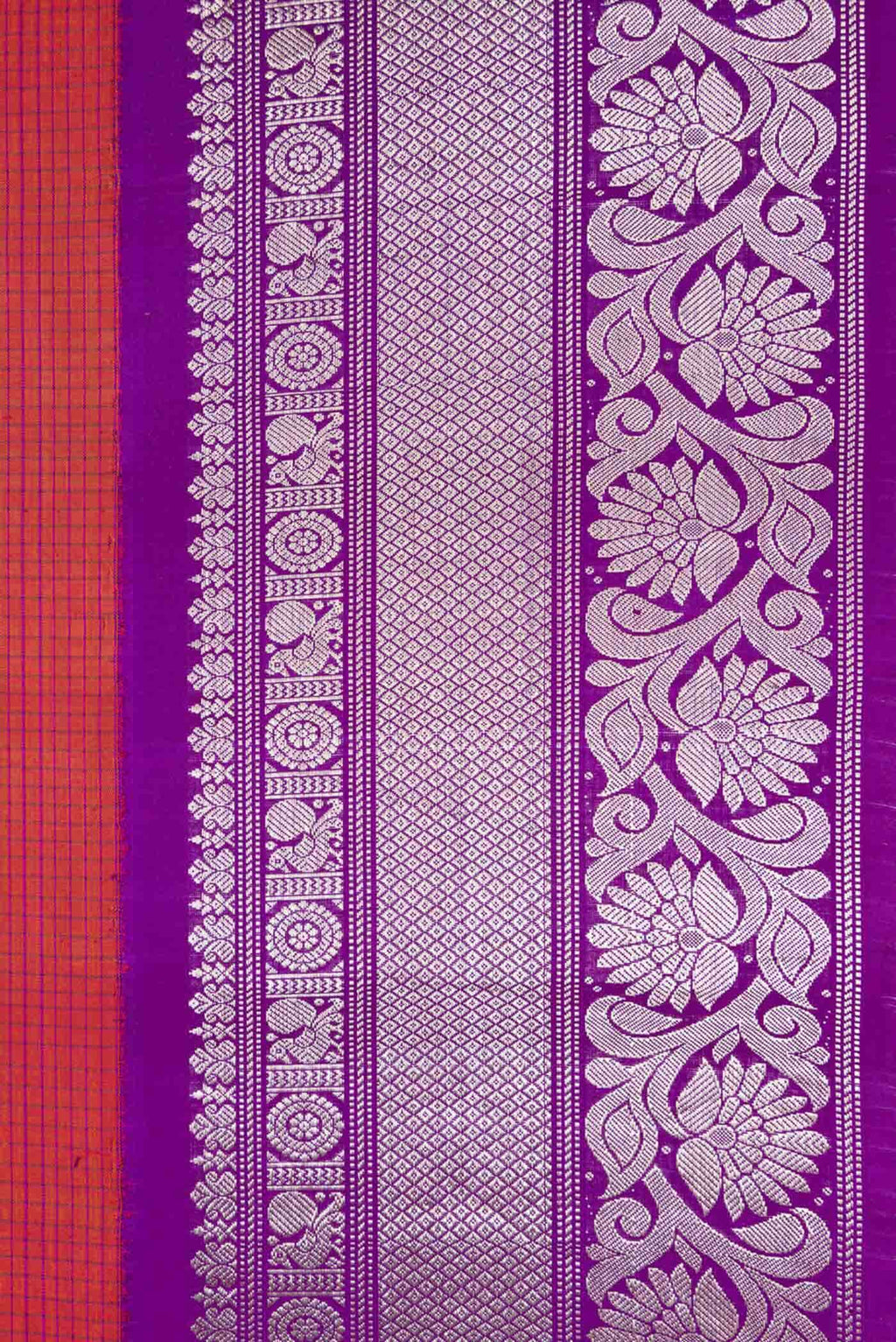 Rani Pink Dual Tone Gadwal Silk Saree