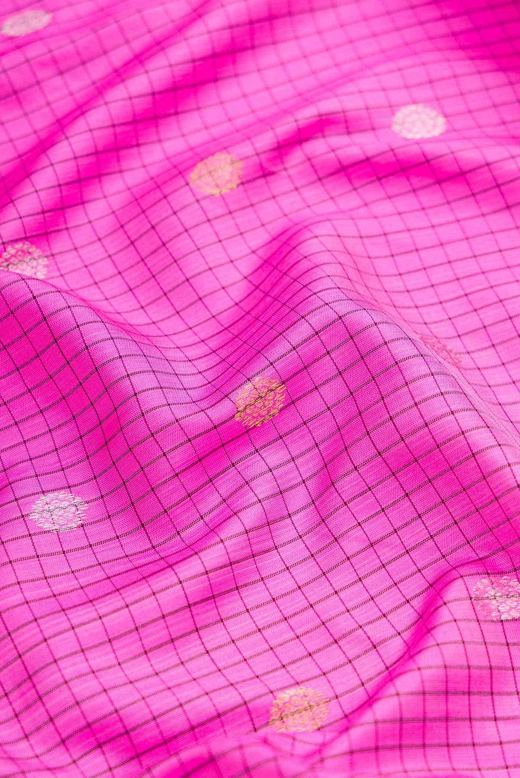Pink Gadwal Silk Saree
