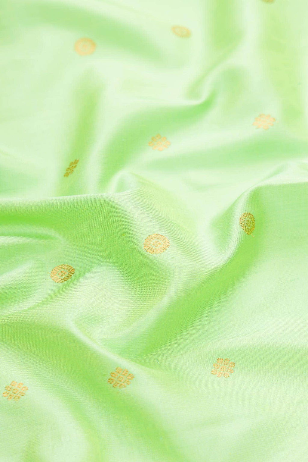 Parrot Green Gadwal Silk Saree
