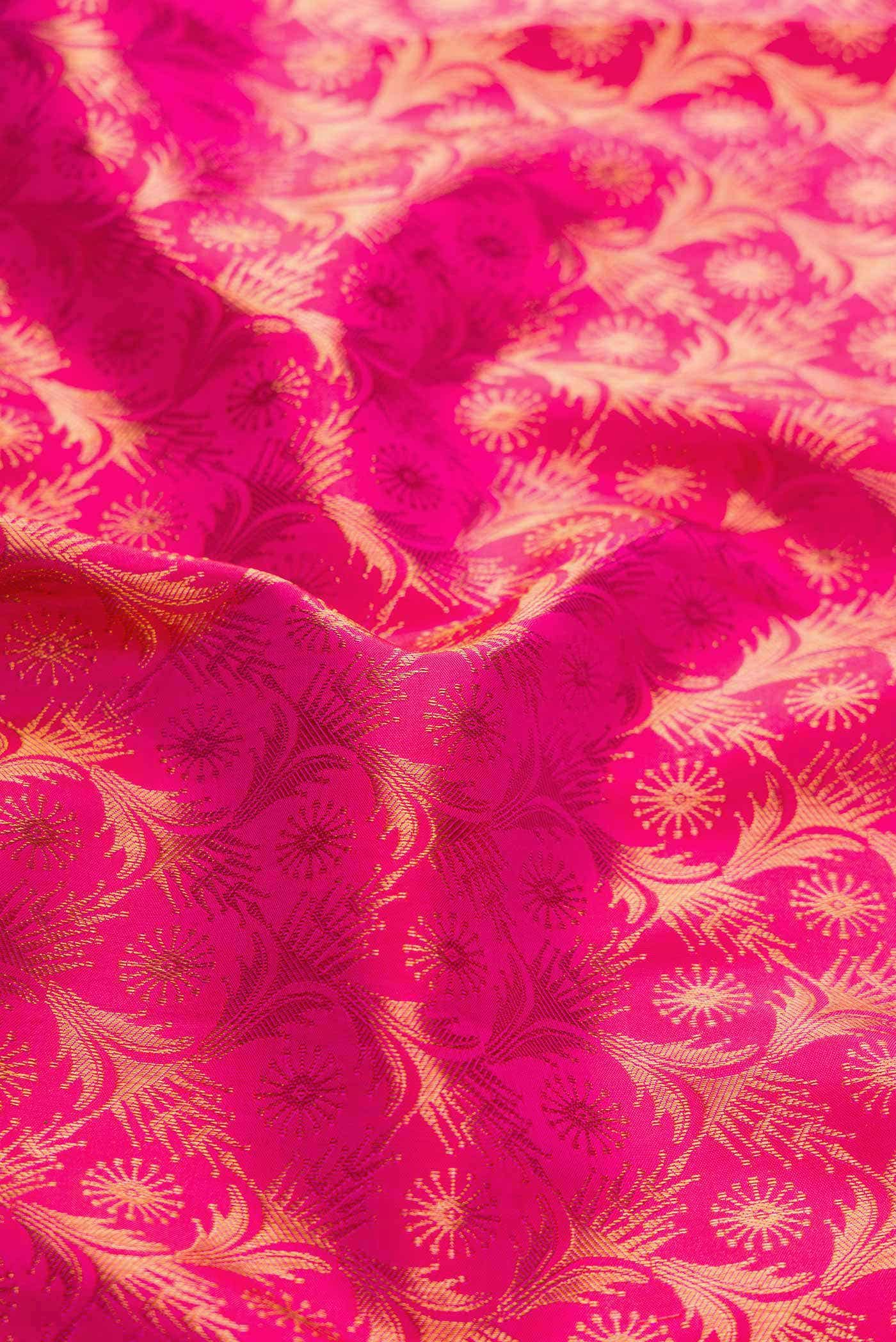Pink Kanchipuram Silk Saree