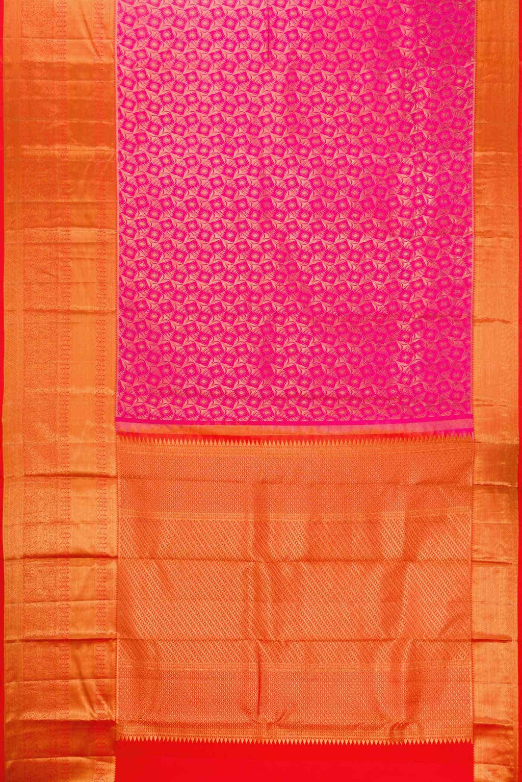 Pink Kanchipuram Silk Saree