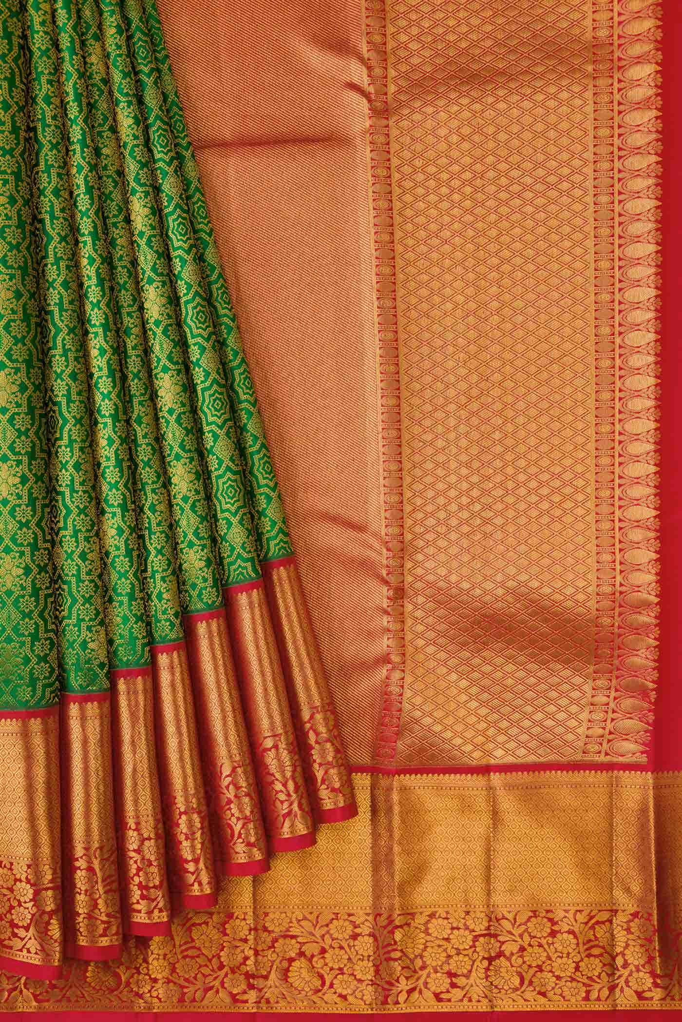 Green Kanchipuram Silk Saree