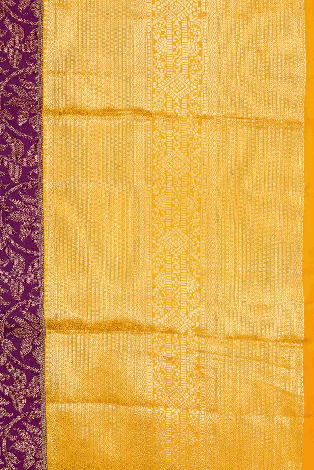 Purple Dual Tone Kanchipuram Silk Saree