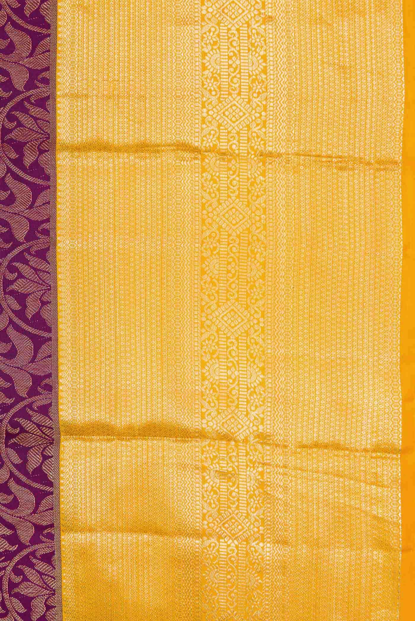 Purple Dual Tone Kanchipuram Silk Saree
