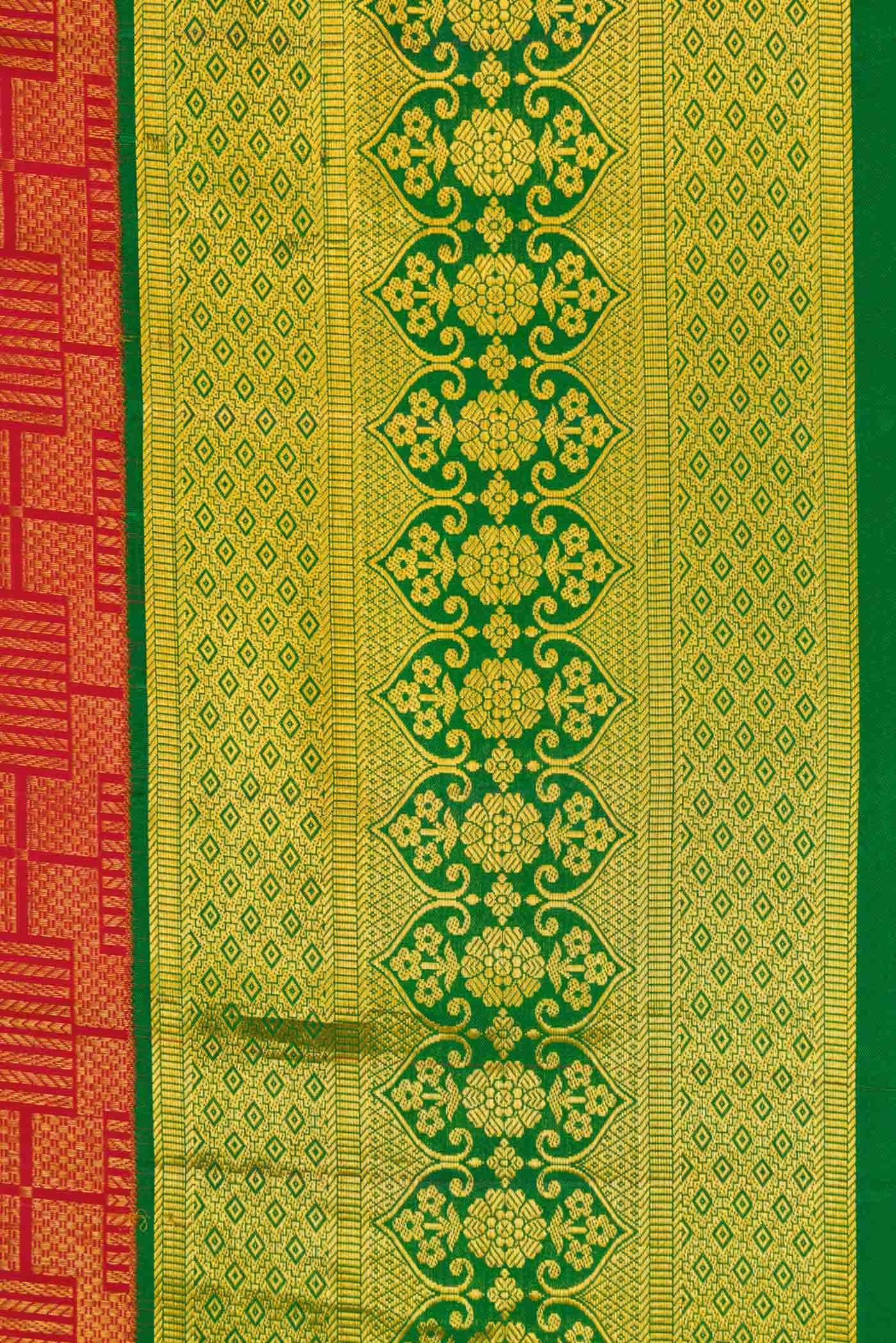 Red Kanchipuram Silk Saree