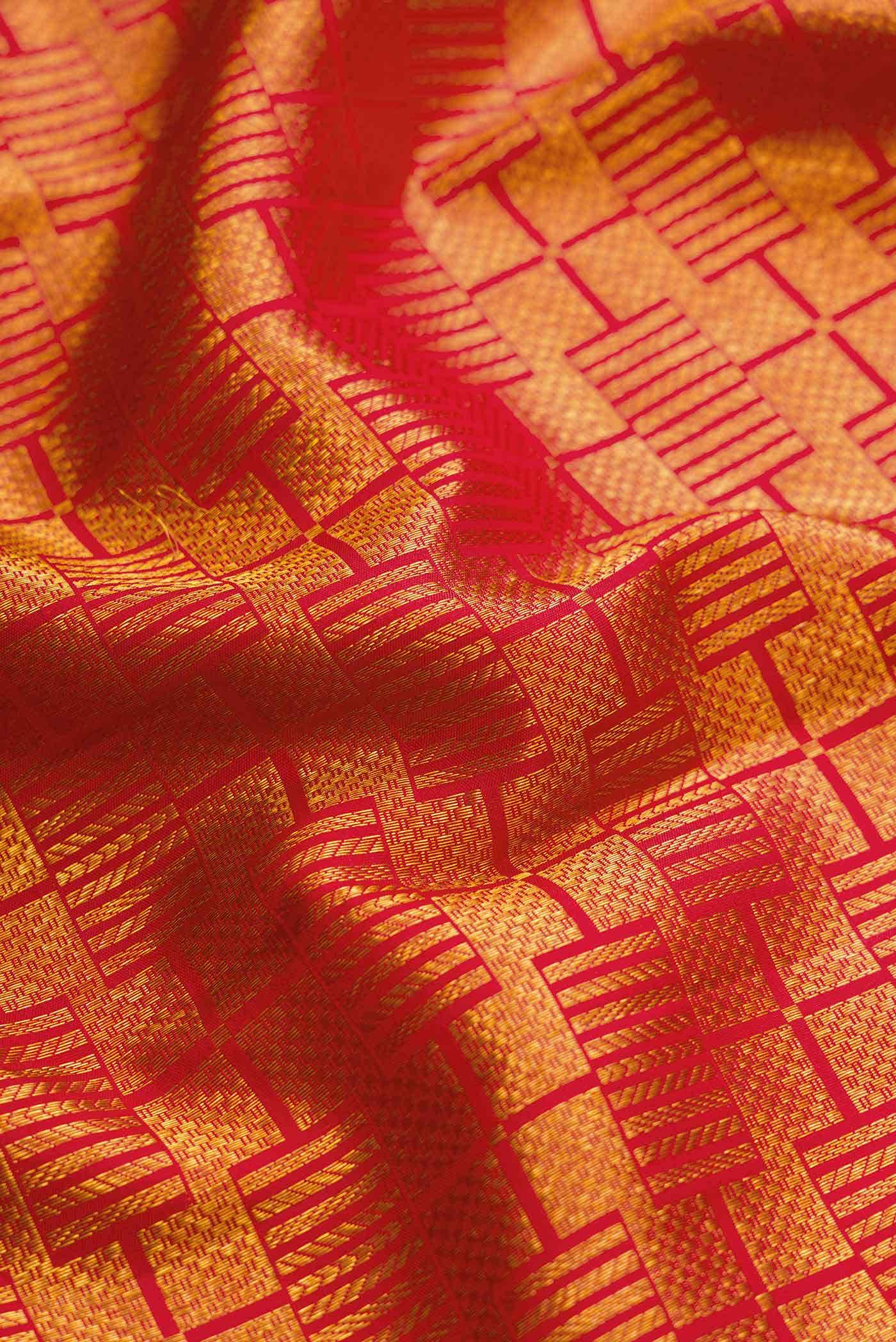 Red Kanchipuram Silk Saree