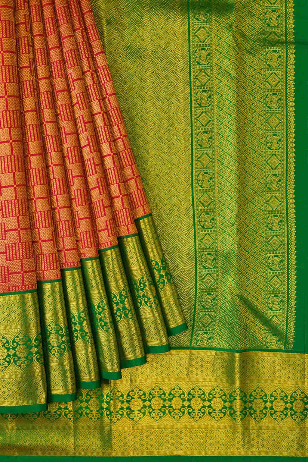 Red Kanchipuram Silk Saree