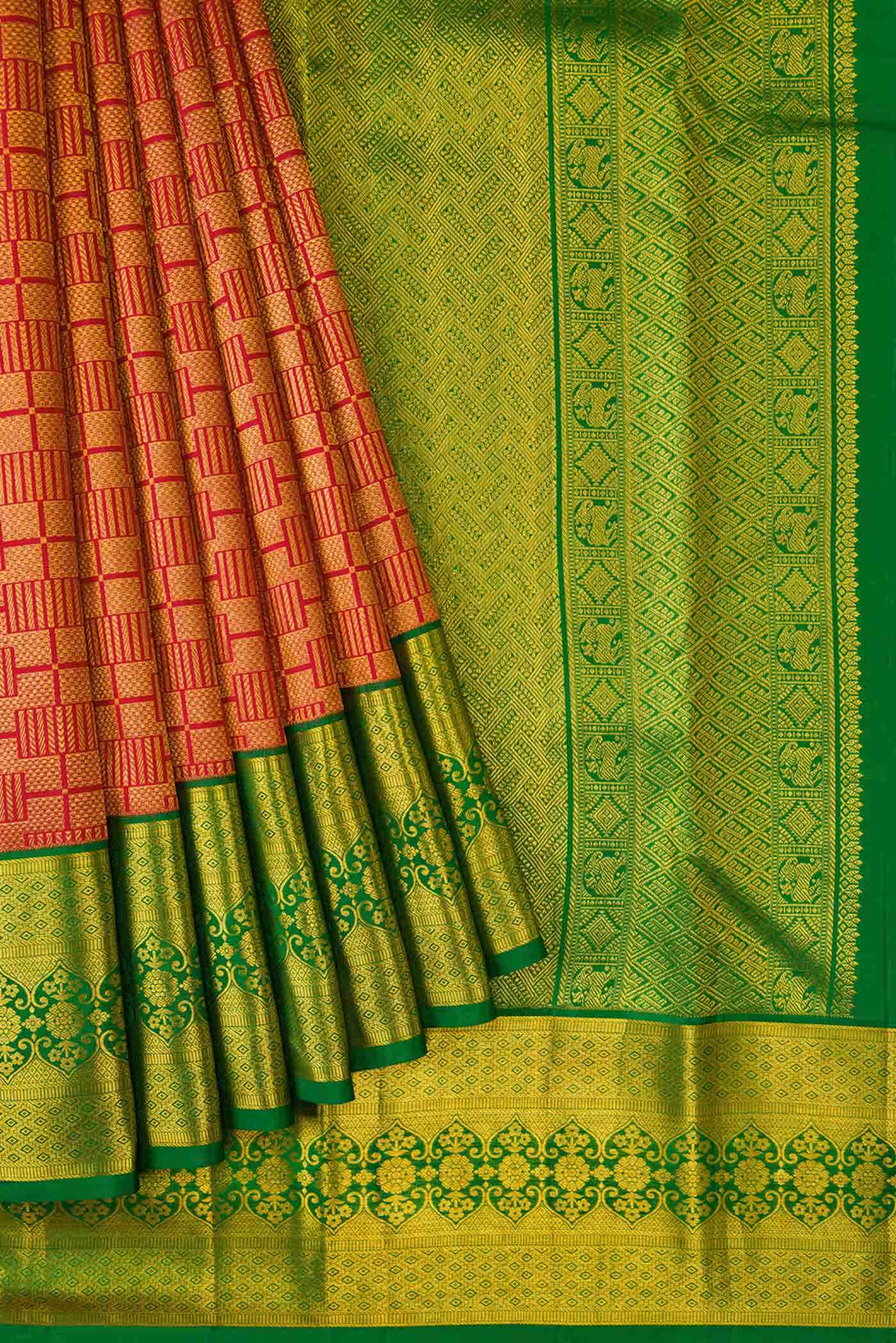 Red Kanchipuram Silk Saree