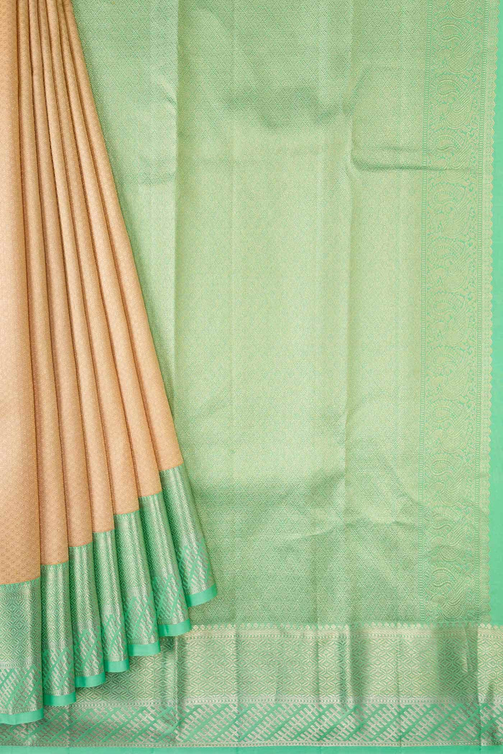 Gold Kanchipuram Silk Saree
