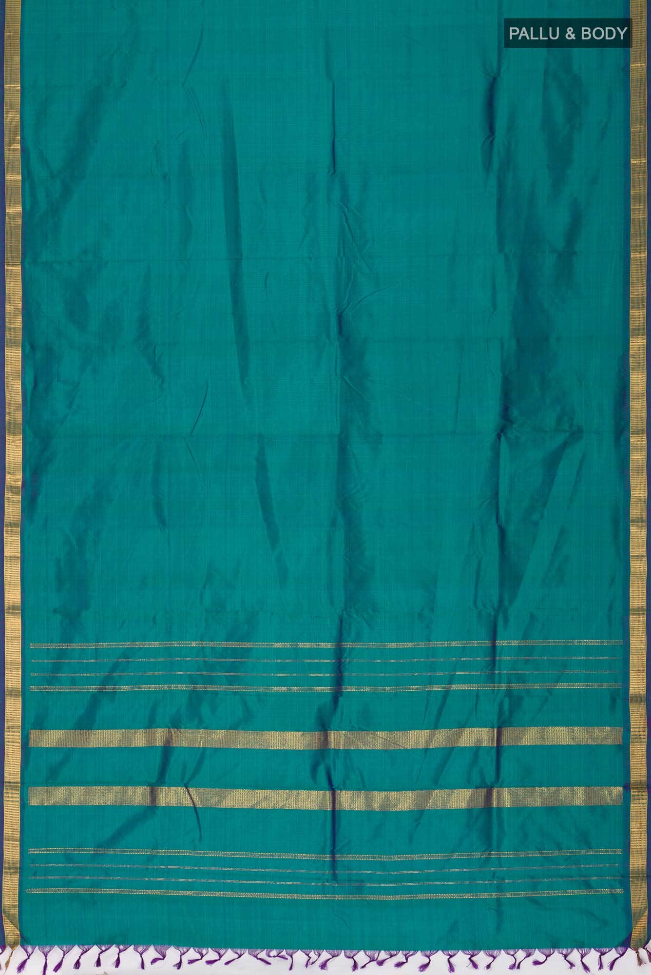 Blue Kanchipuram Silk Saree