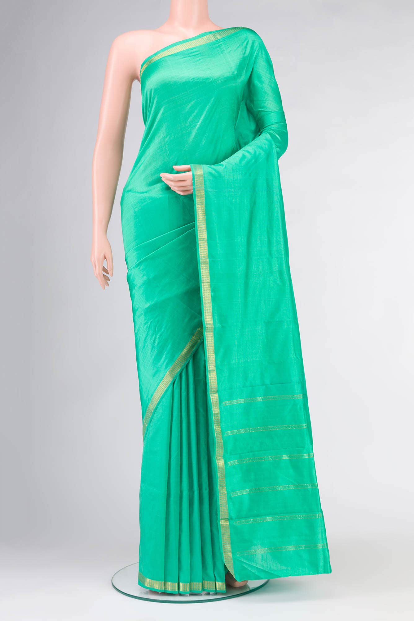 Green Kanchipuram Silk Saree
