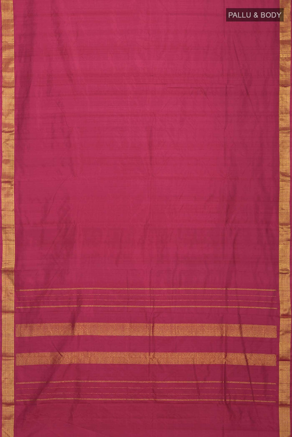 Maroon Kanchipuram Silk Saree