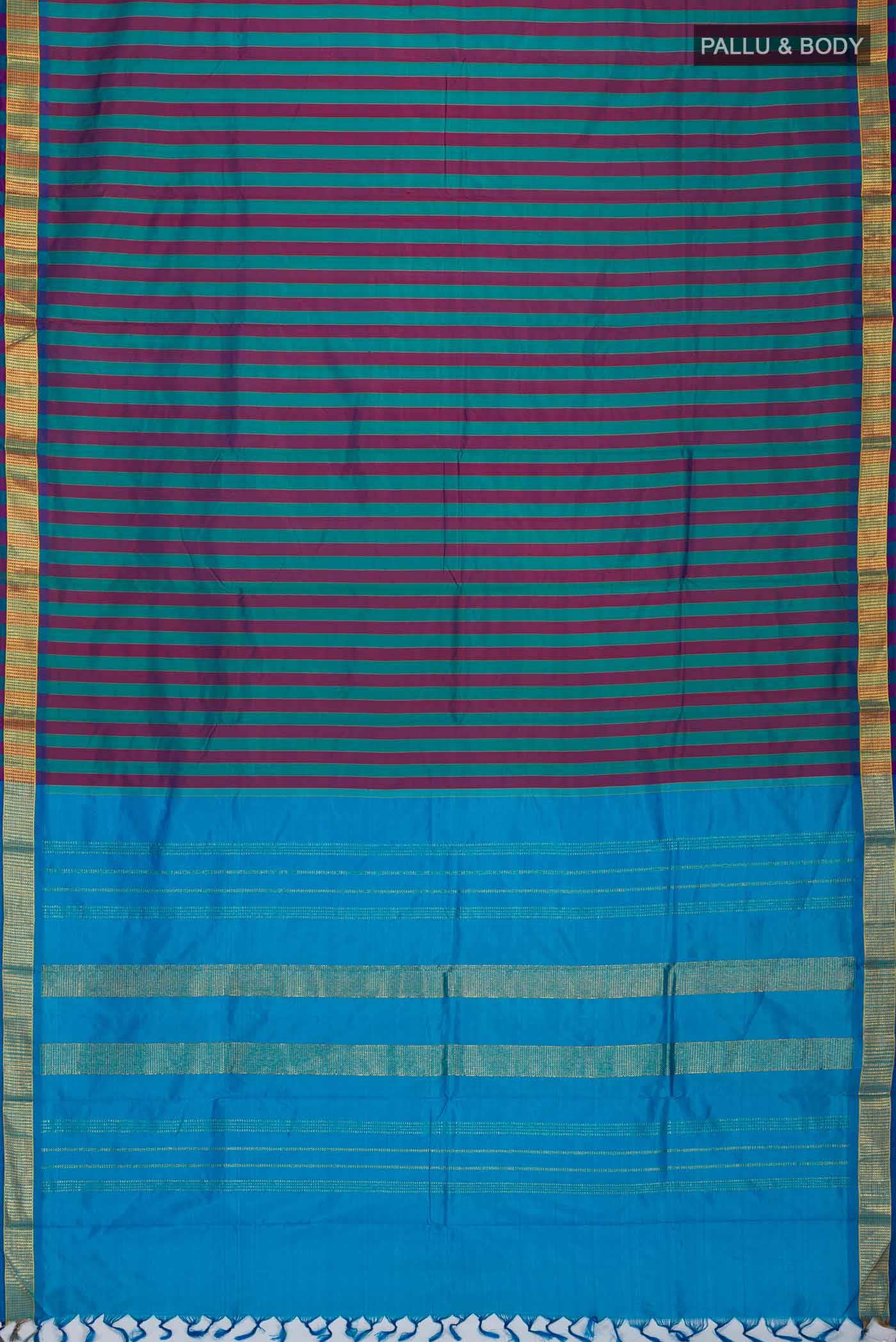 Multi Kanchipuram Silk Saree