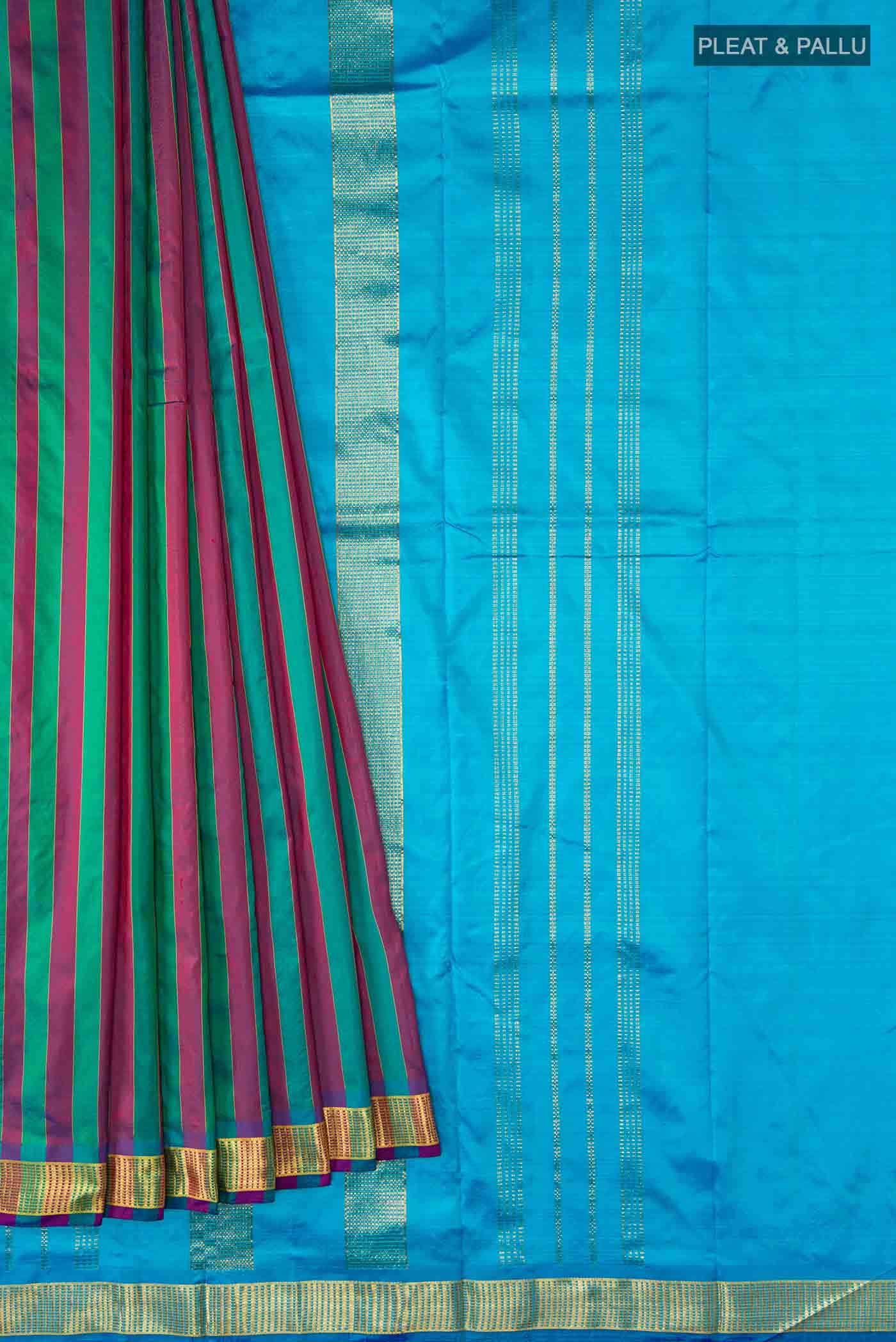 Multi Kanchipuram Silk Saree