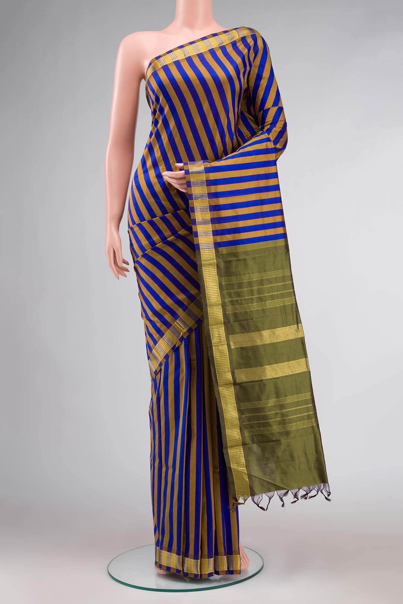 Multi Kanchipuram Silk Saree