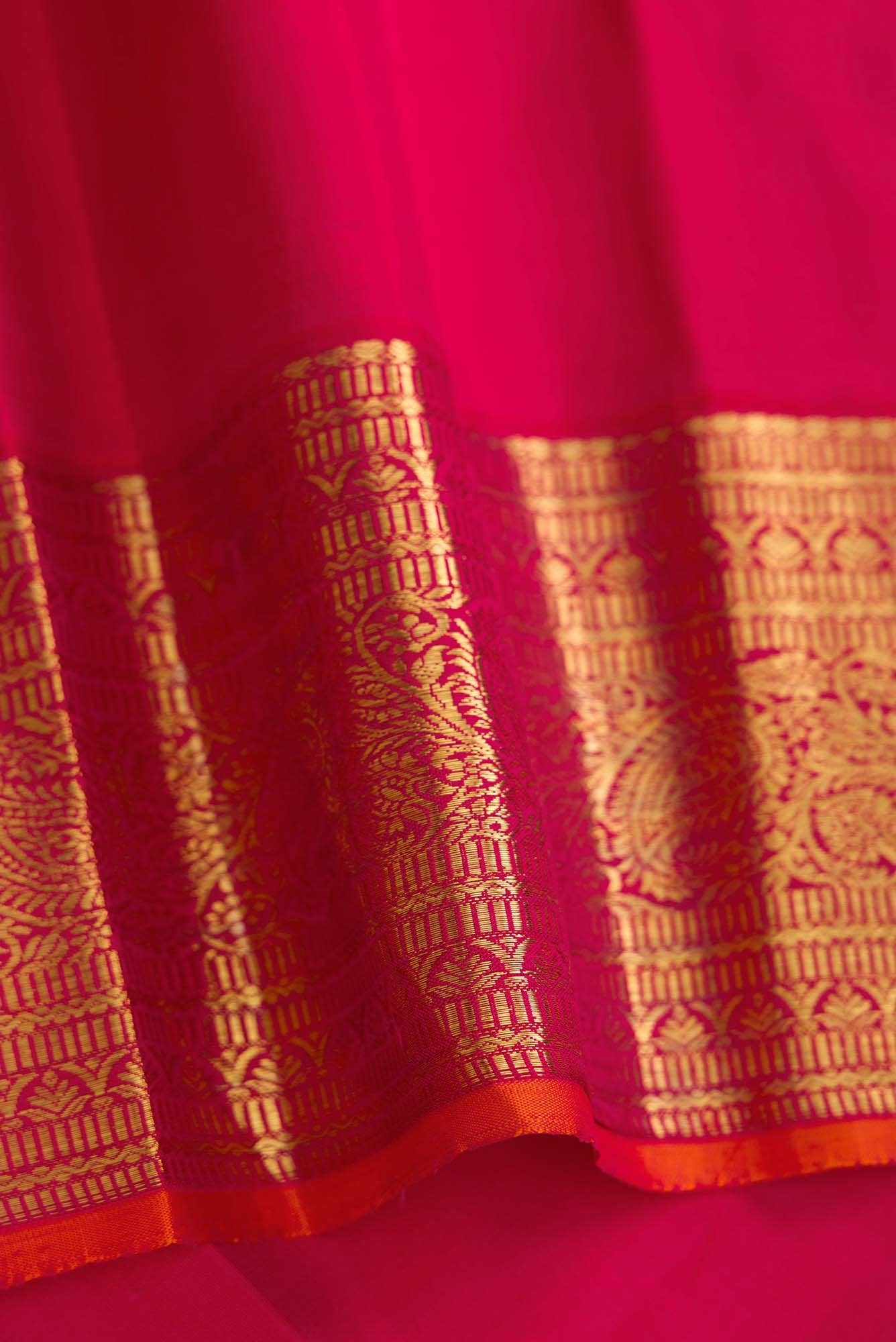 Pure Silk Pure Zari Sea Green Dual Tone Kanchipuram Saree