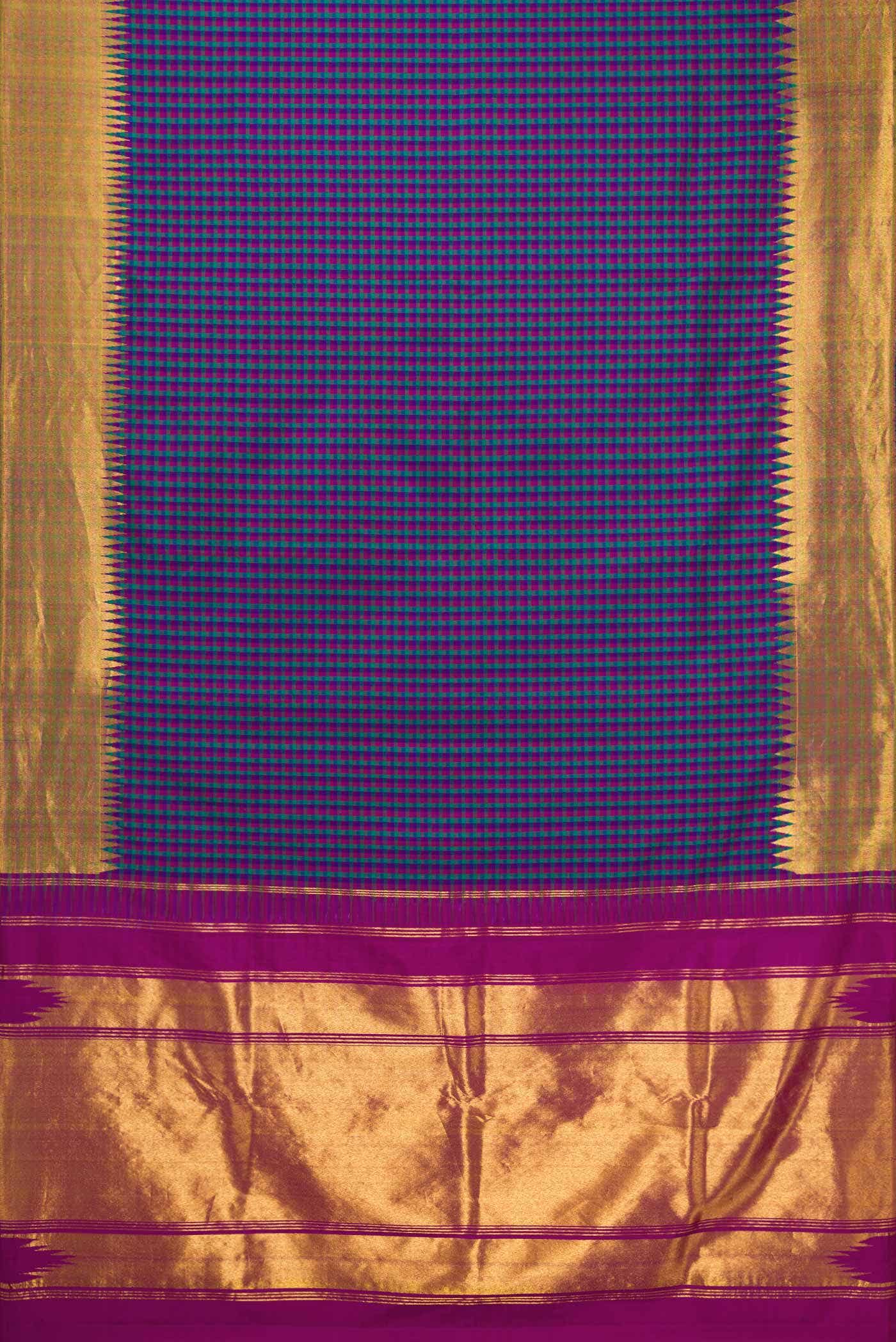 Multi Kanchipuram Silk Saree