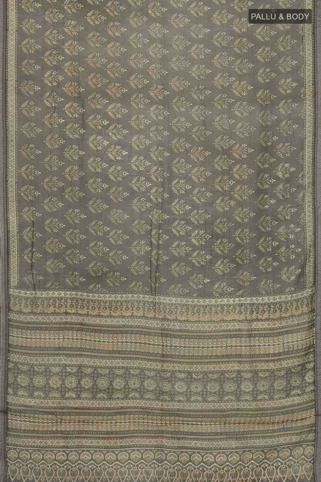 Green Chanderi Silk Cotton Saree