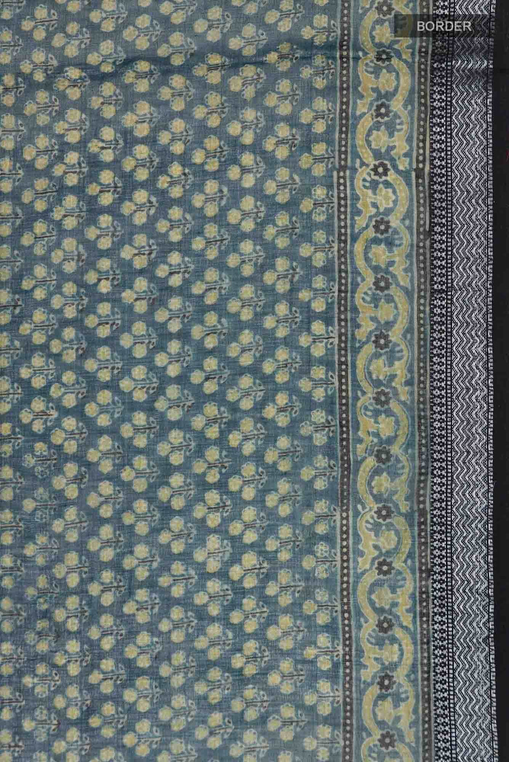 Blue Chanderi Silk Cotton Saree